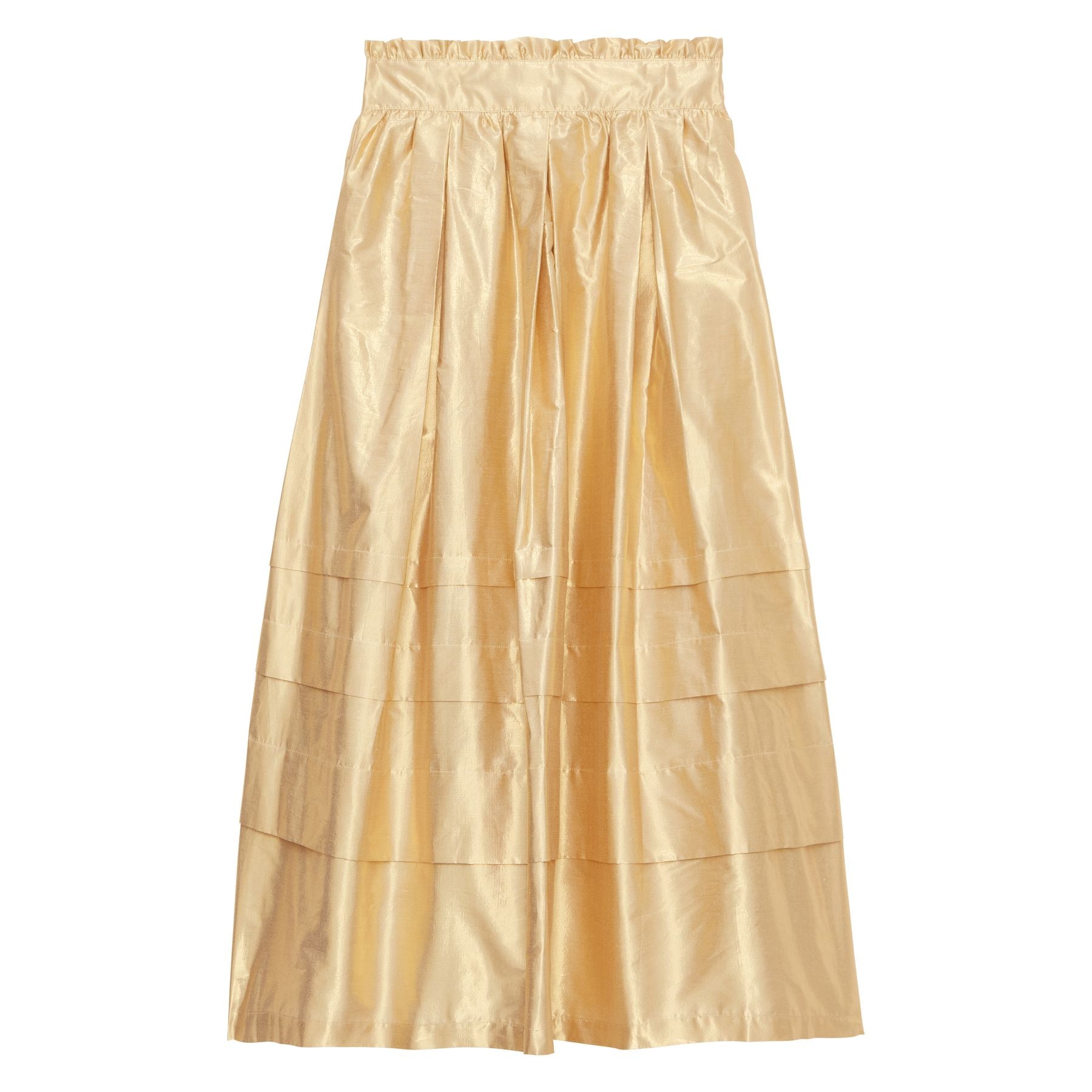 Héloïse long skirt in gold