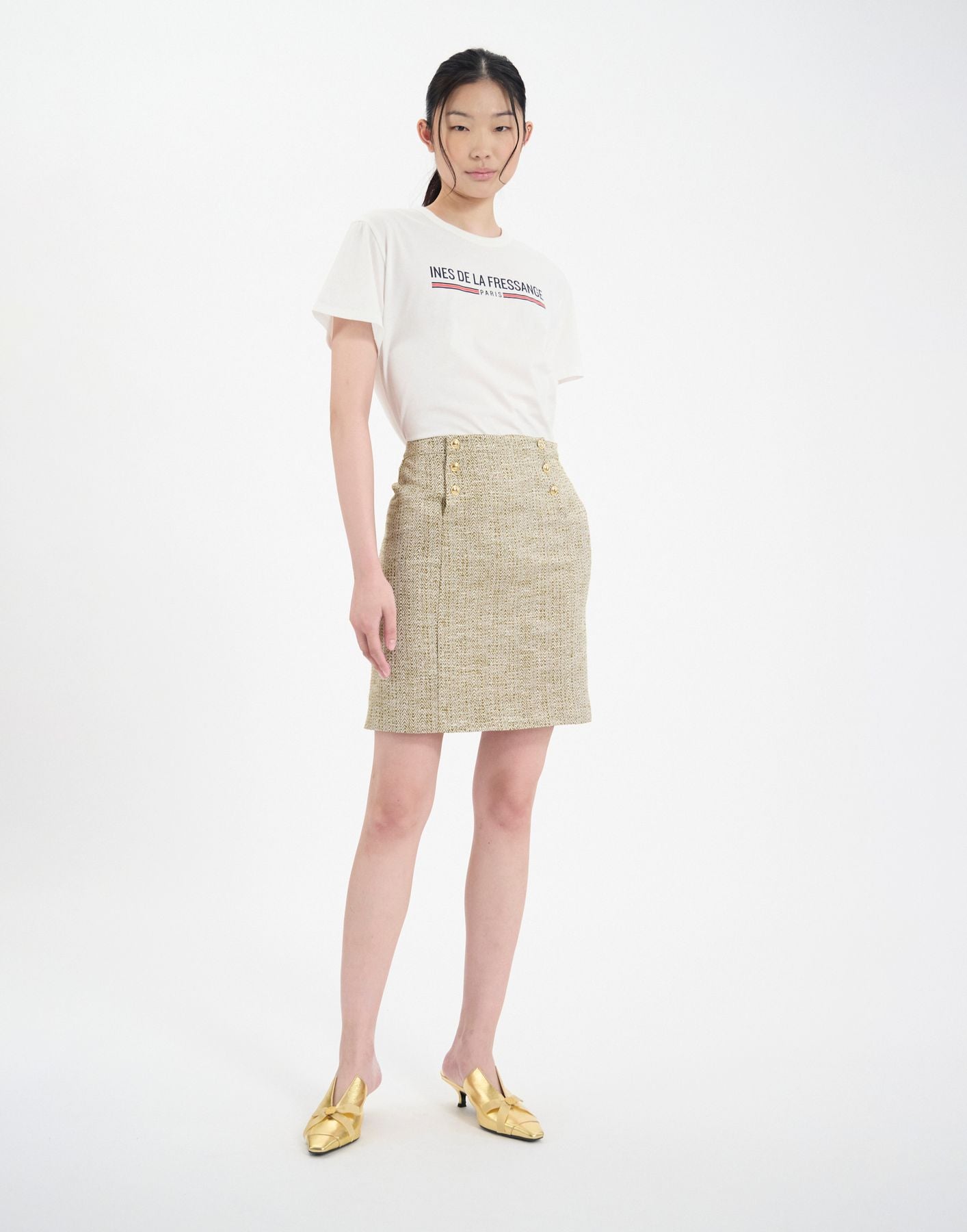 Gold Edmonde skirt