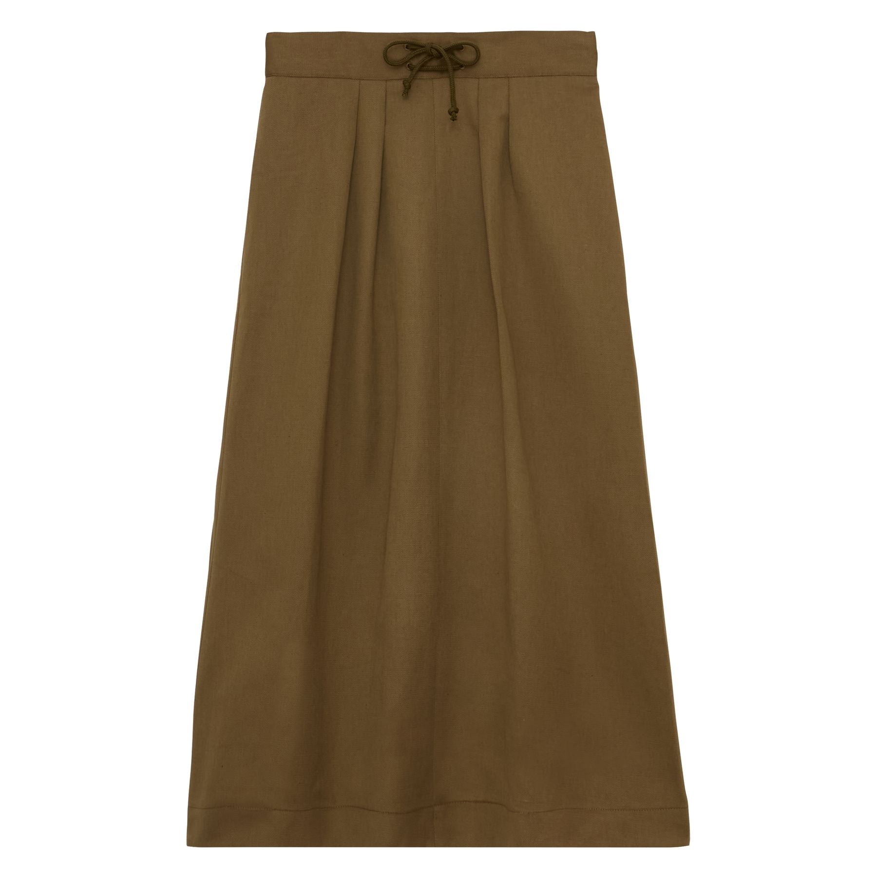 Pleated skirt Maud khaki