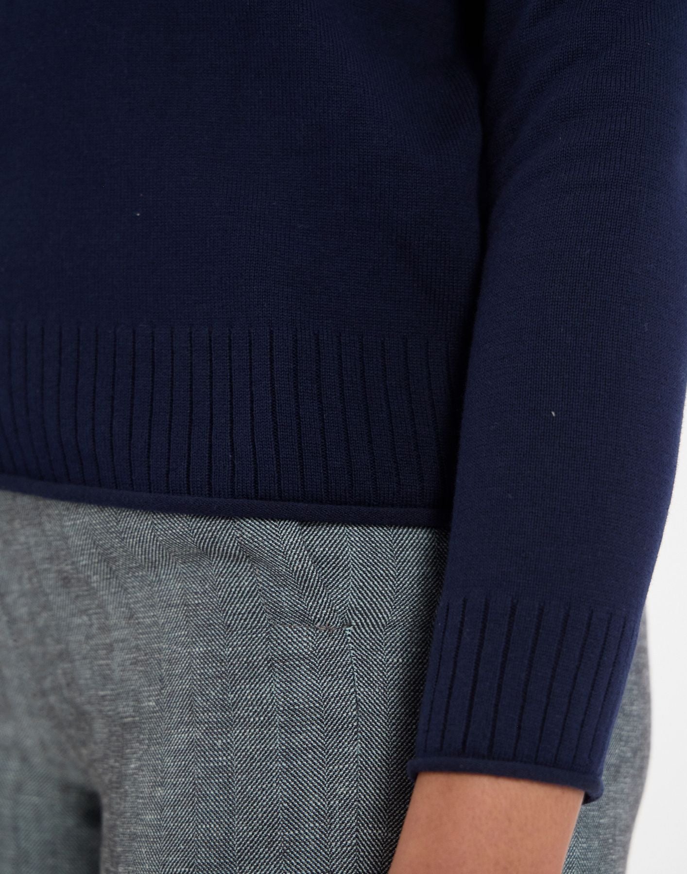 Angelica jumper in navy cotton