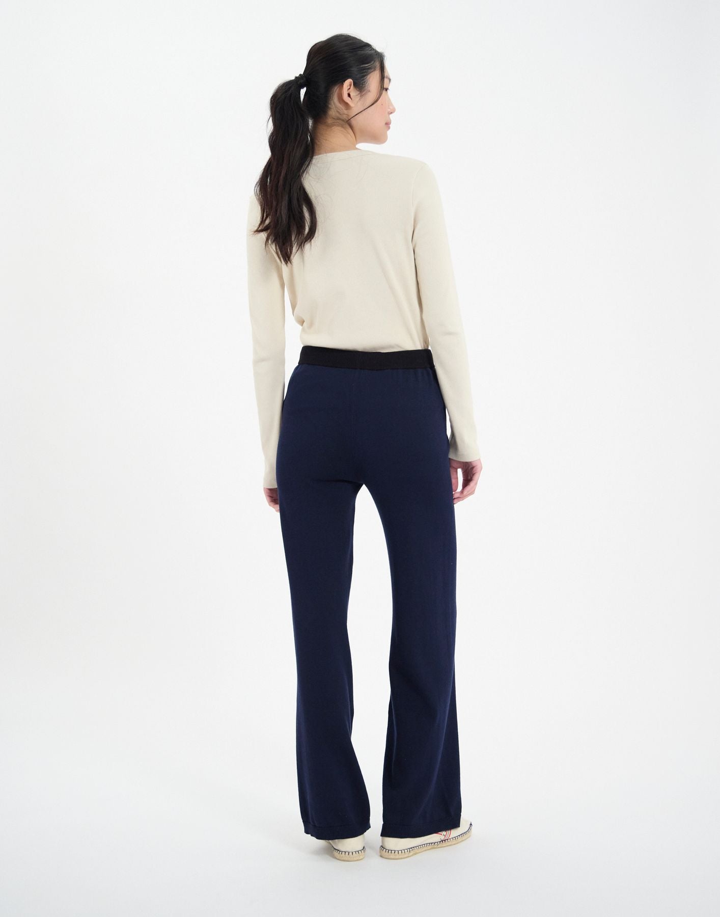 John trousers in dark navy cotton