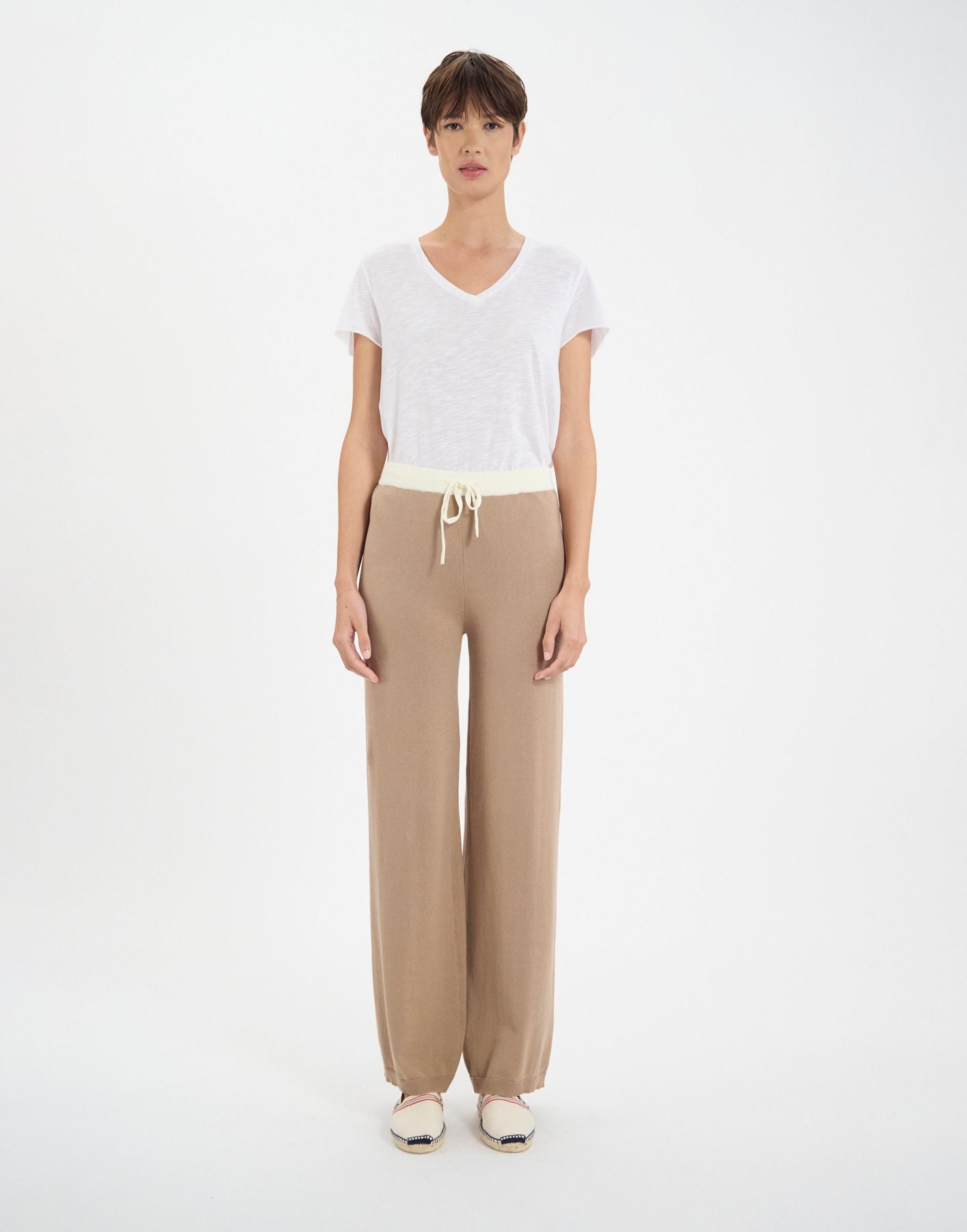 John trousers in beige cotton