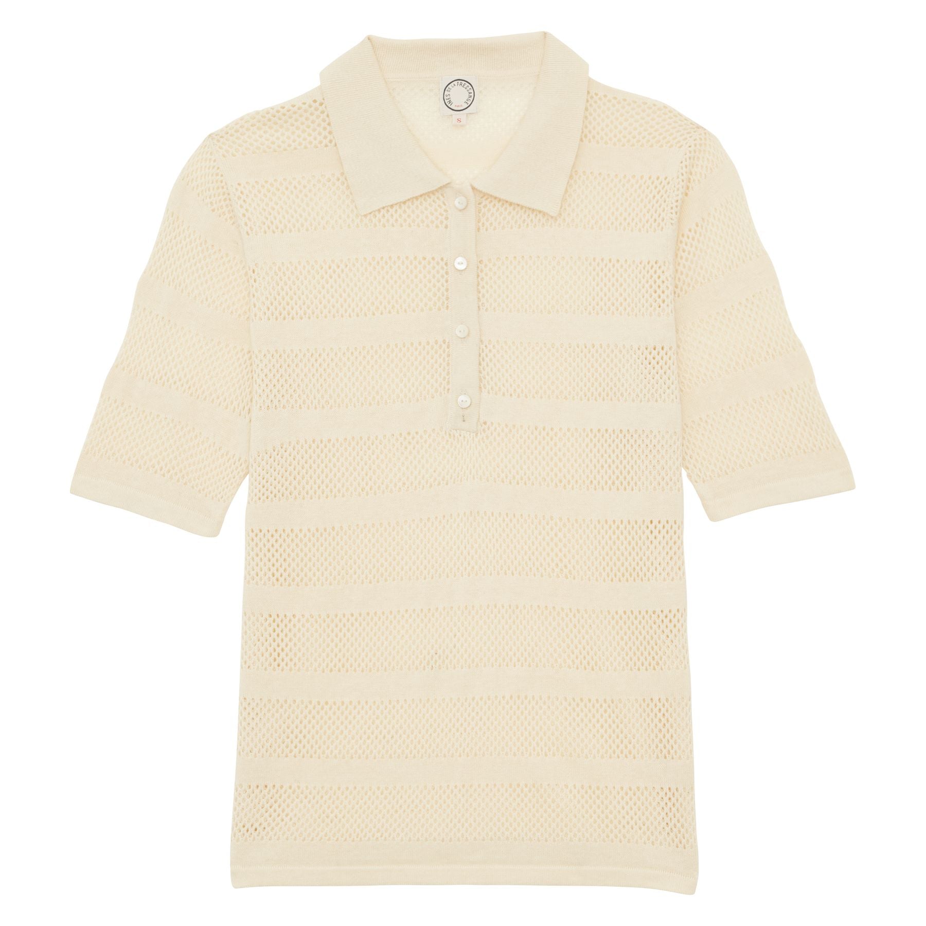 Simon top in ecru linen
