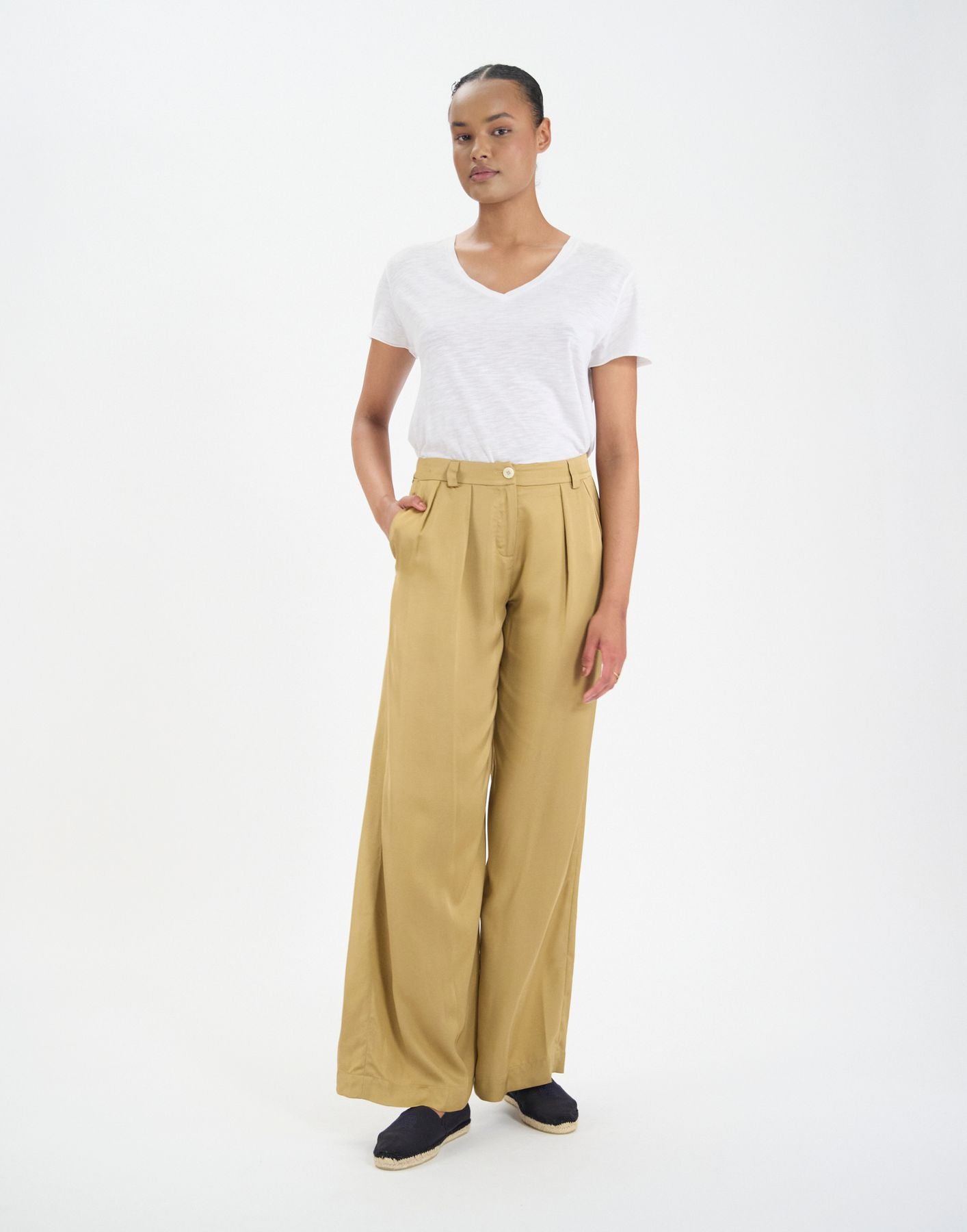 Pantalon Luciano camel