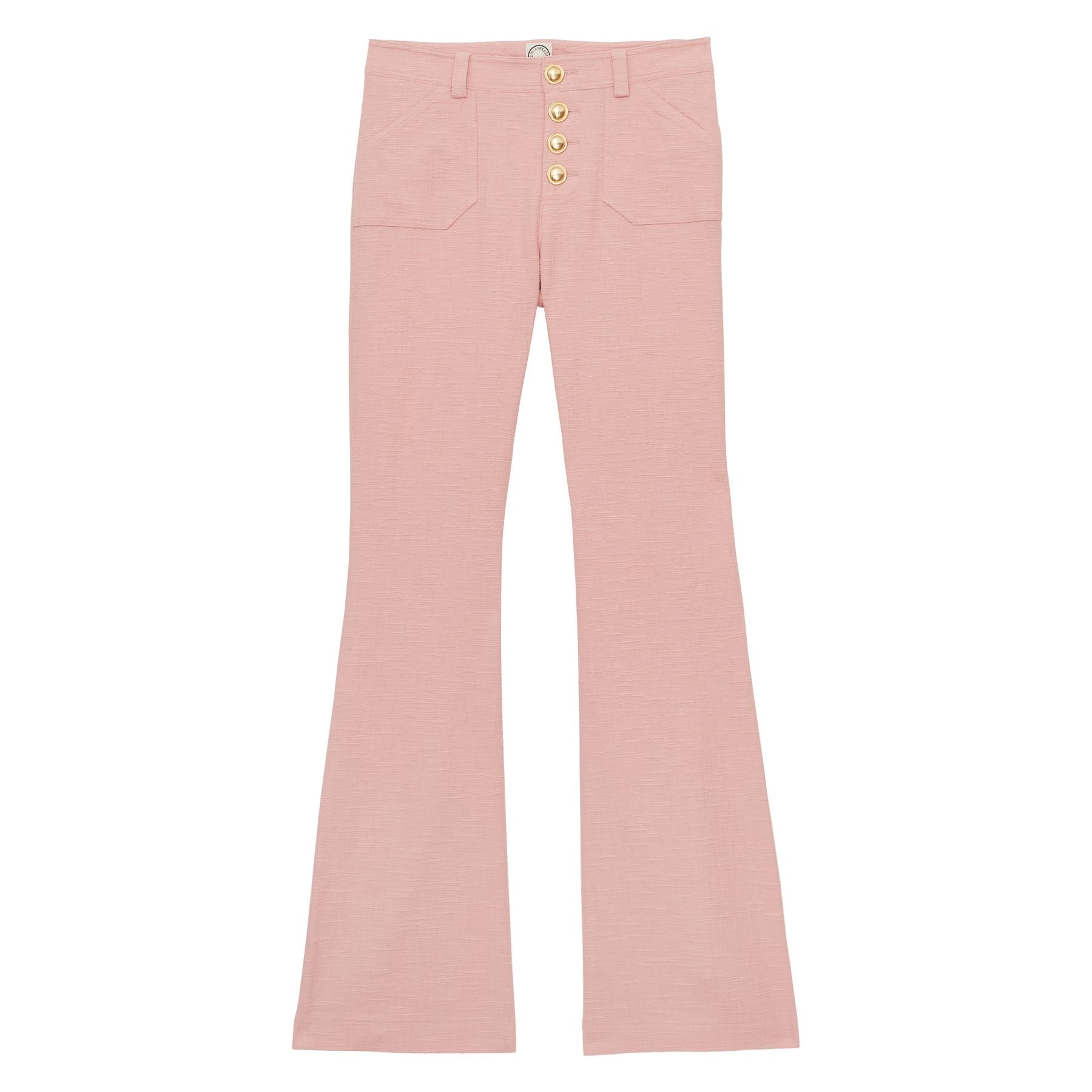 Pantalon Charlotte en coton rose