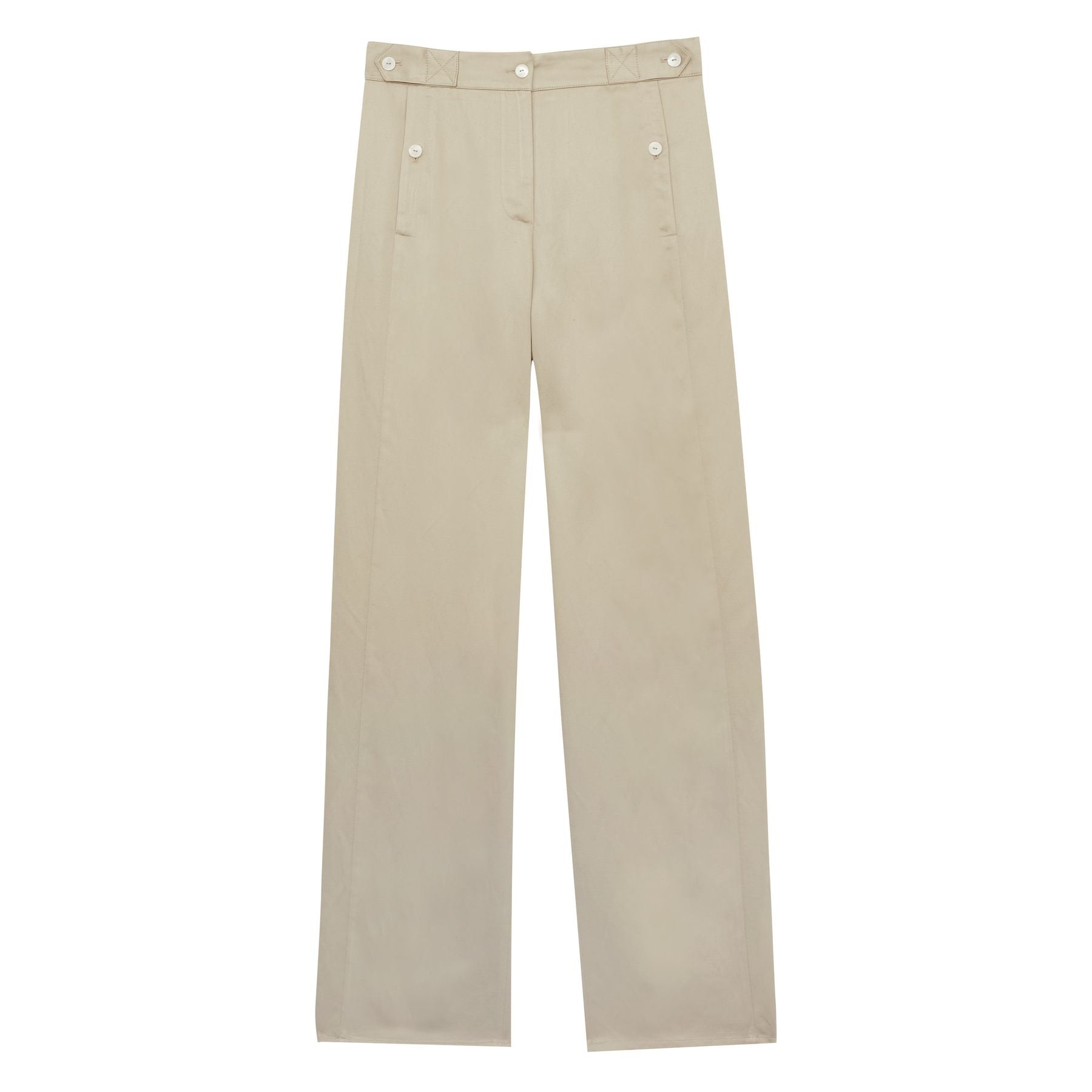 Piotr darts trousers in gold linen blend