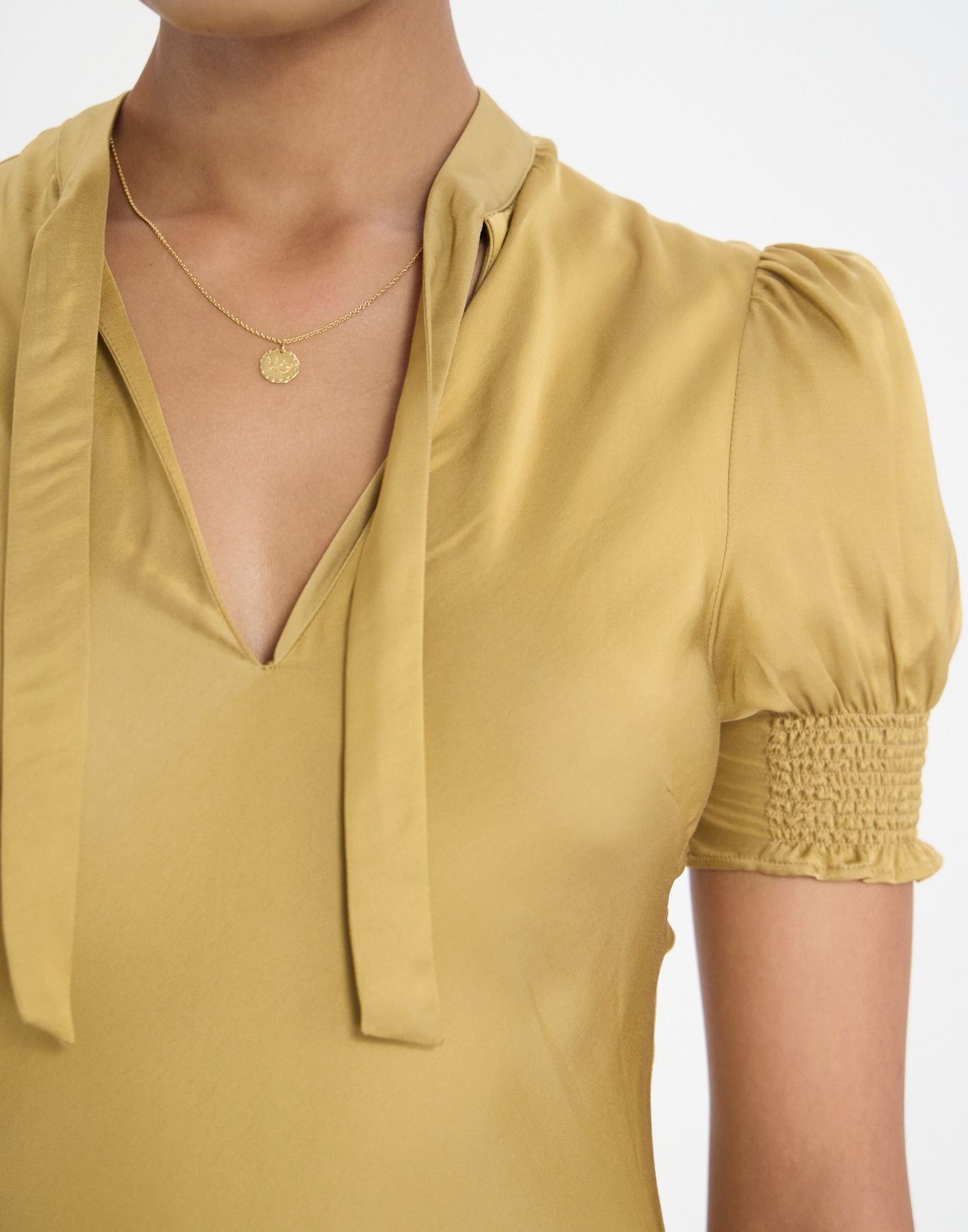 Cerise camel dress