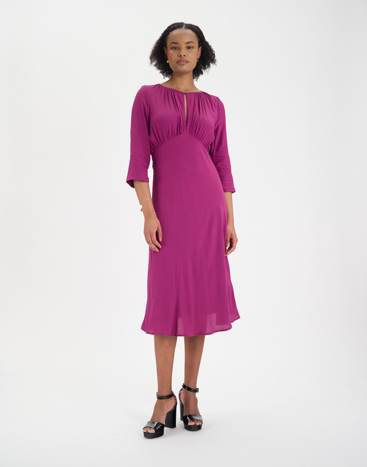 Natalia purple dress