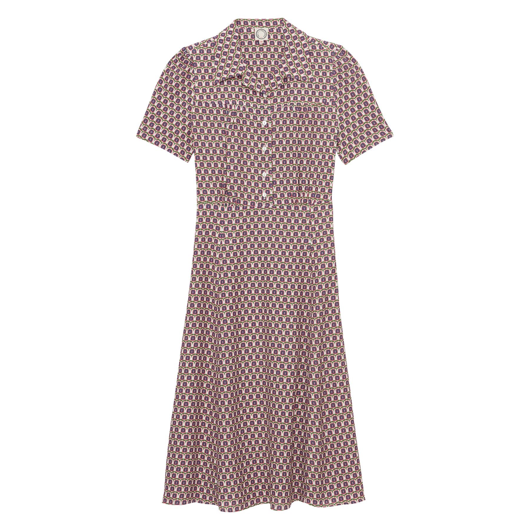 Angèle oak leaf dress