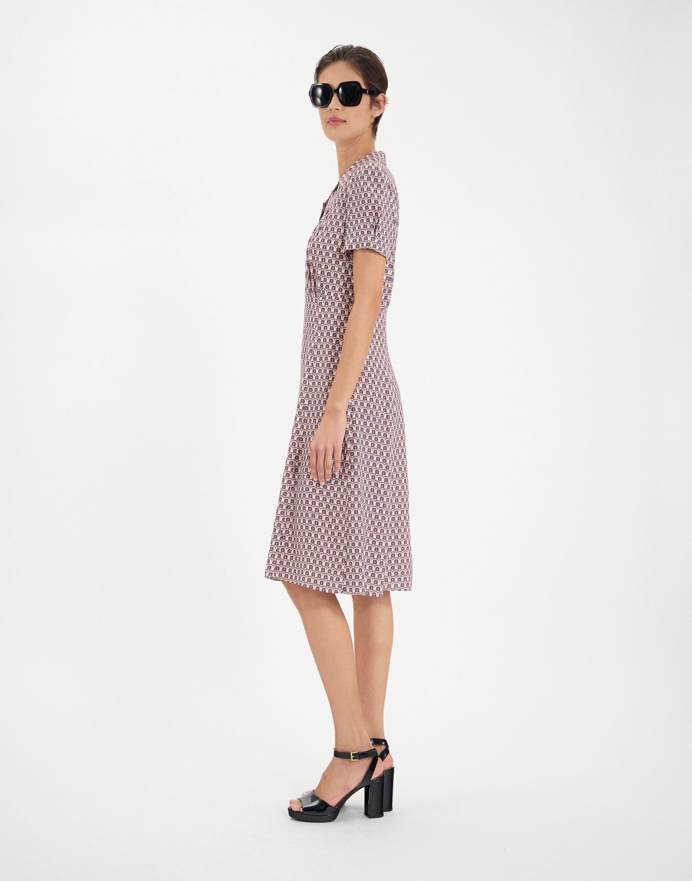 Angèle oak leaf dress