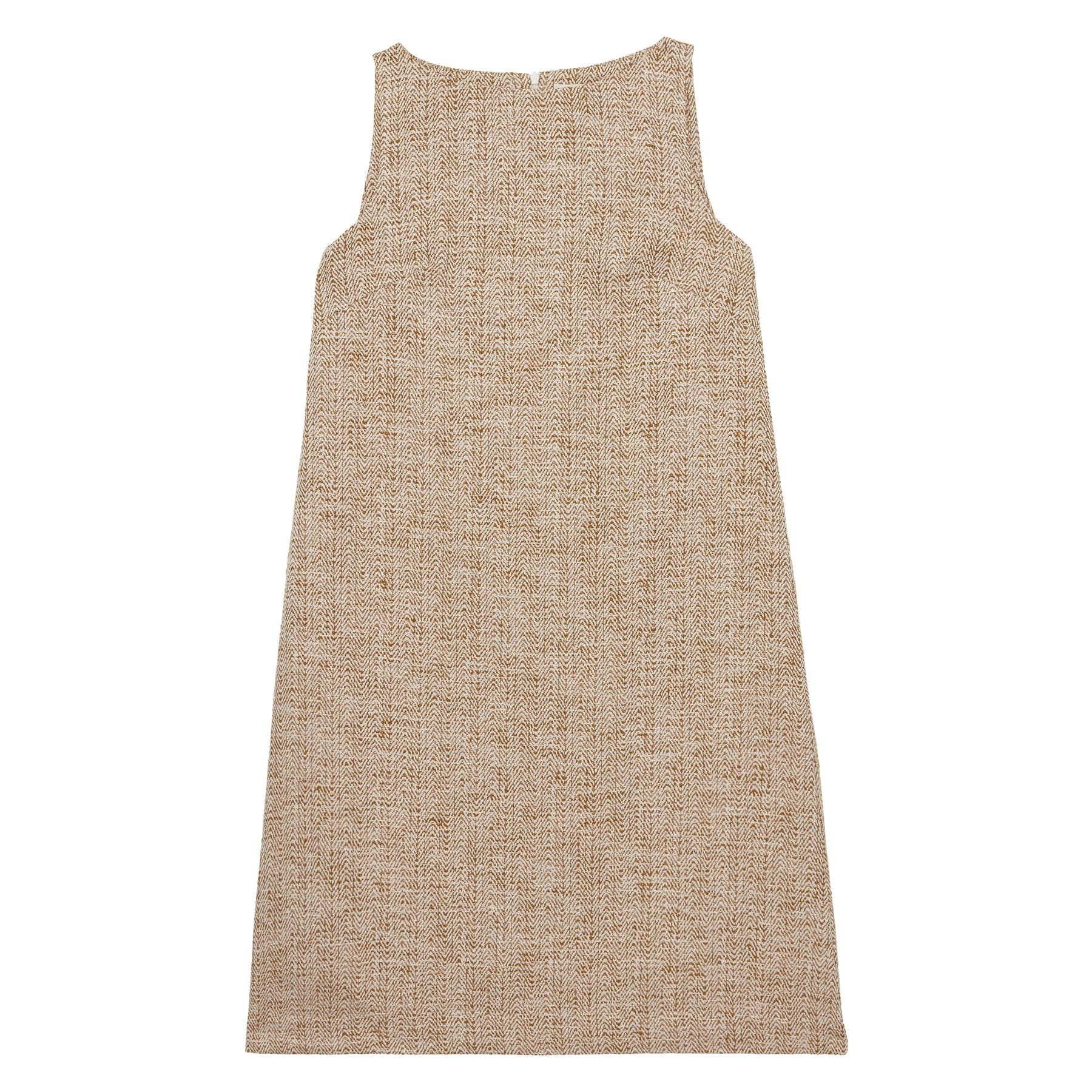 Madeleine dress in gold cotton blend