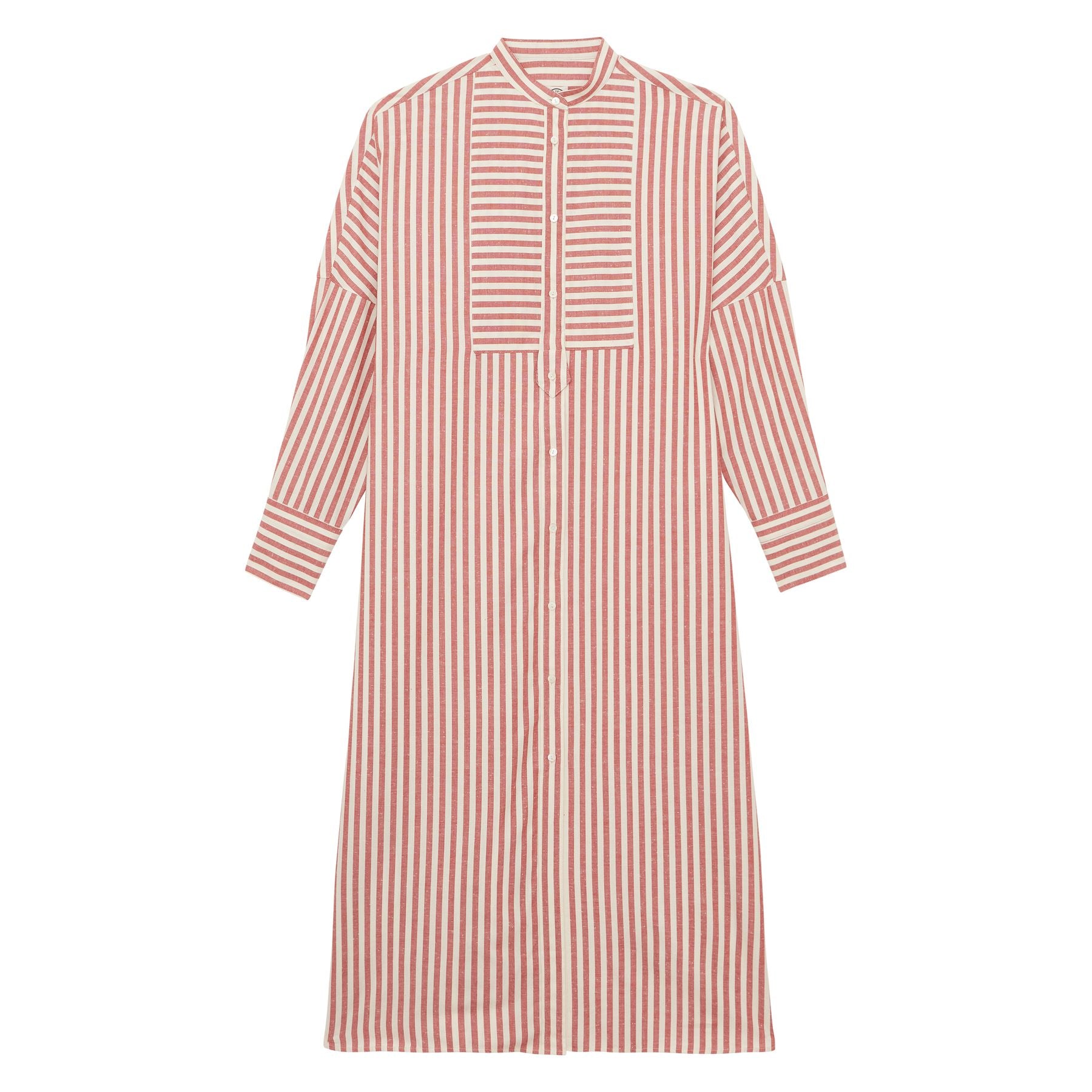 boy-dress-in-red-cotton-stripes