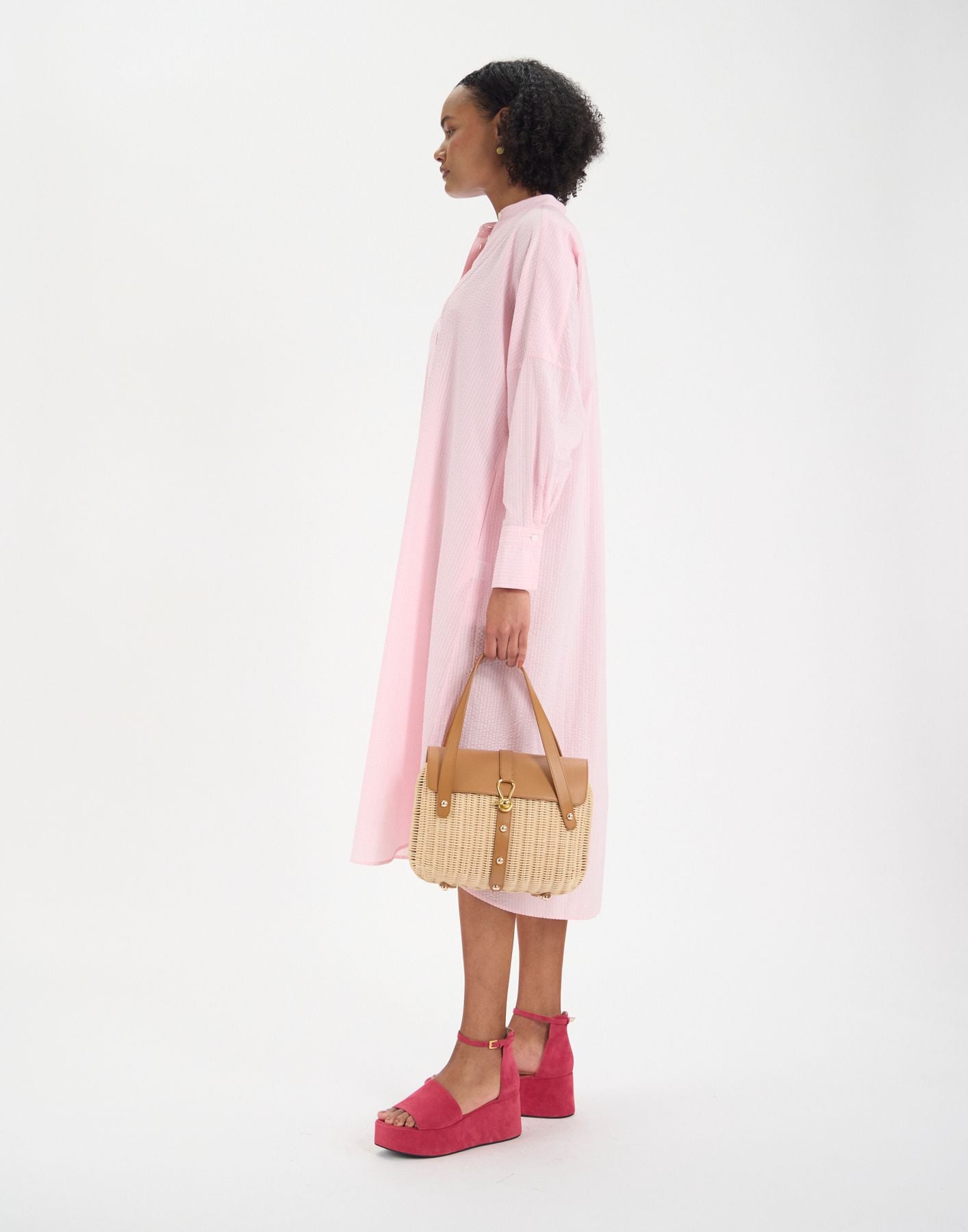 Pink cotton boy dress