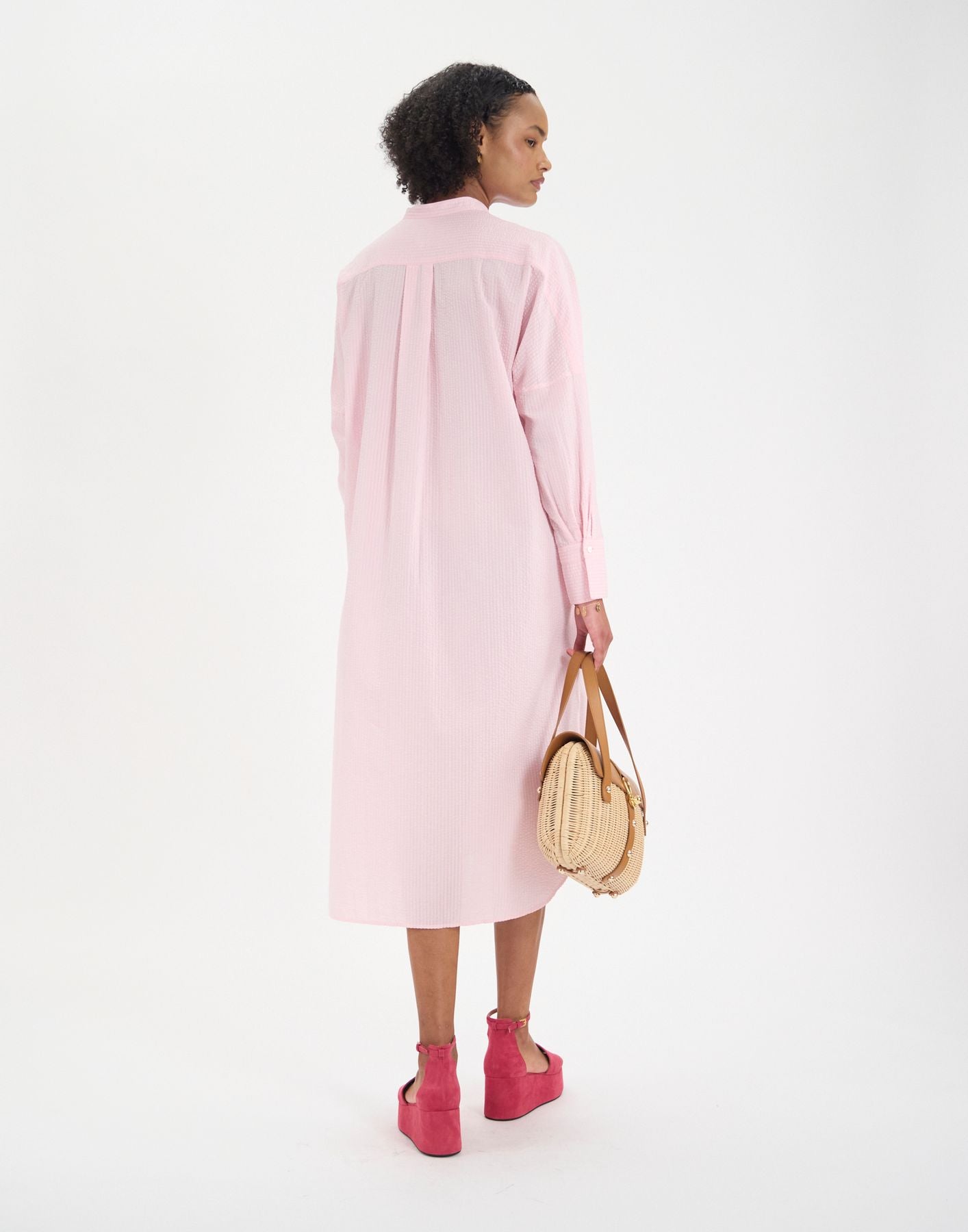 Pink cotton boy dress