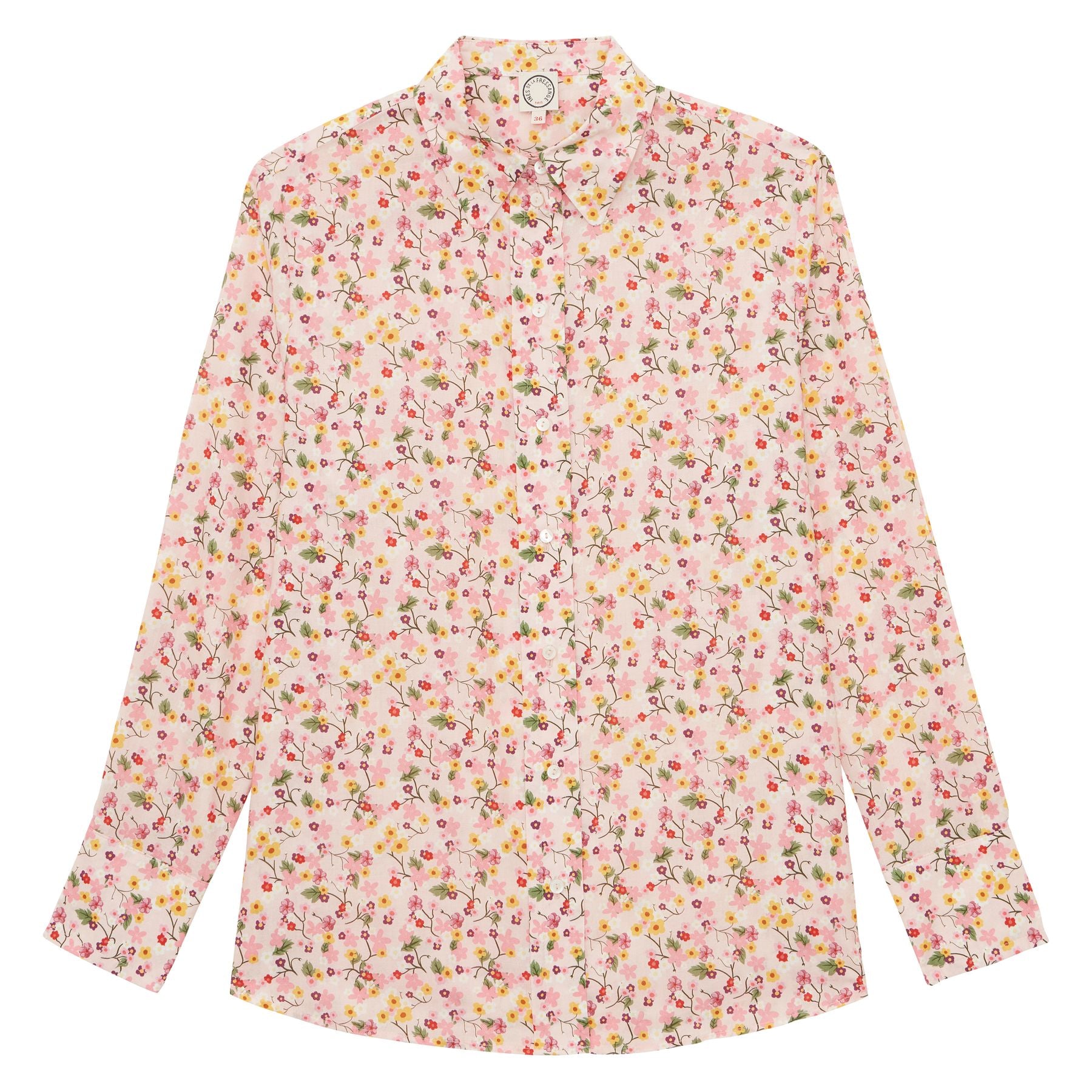 Chemise Maureen en coton à motifs à fleurs
