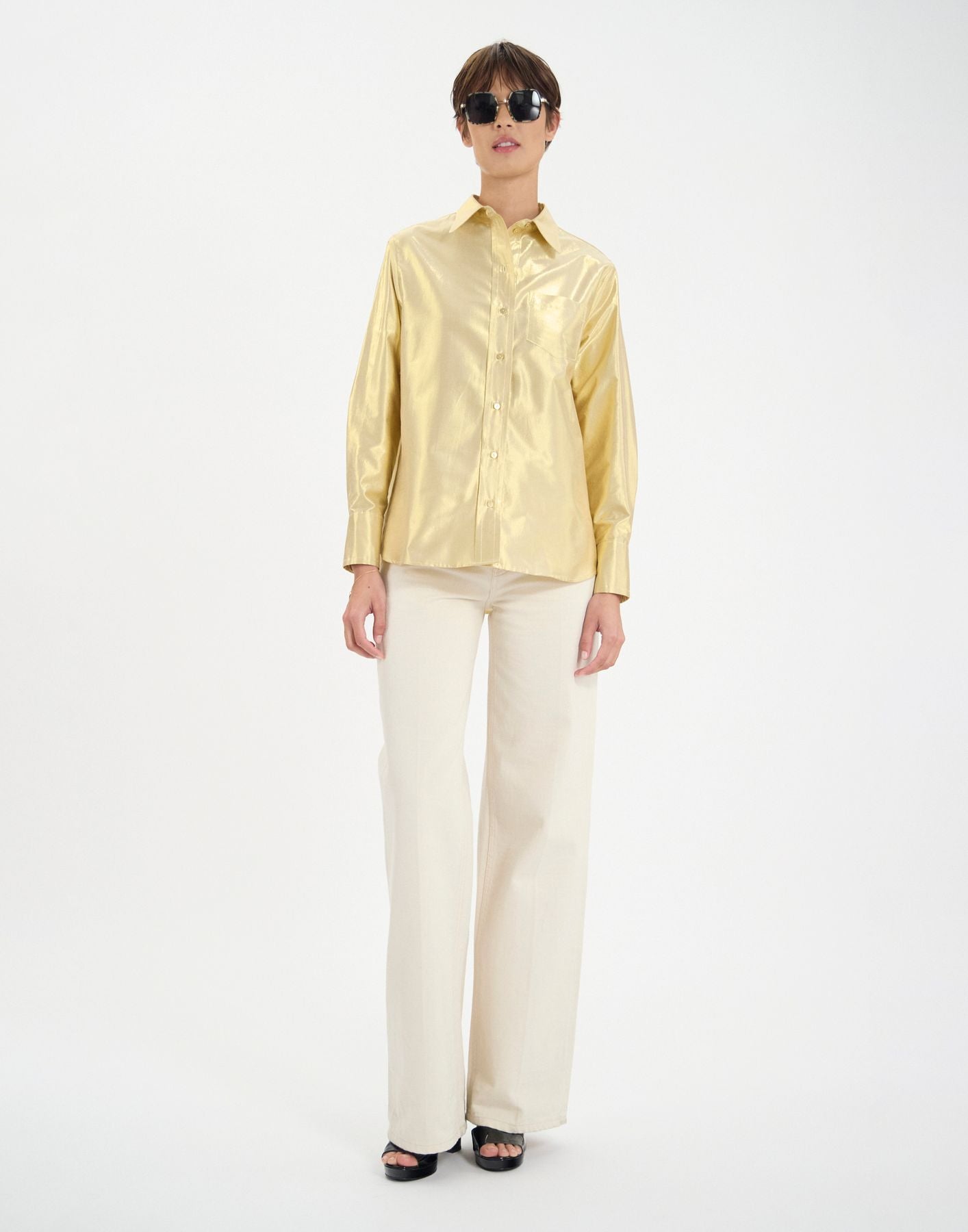 Chemise Maureen en coton doré