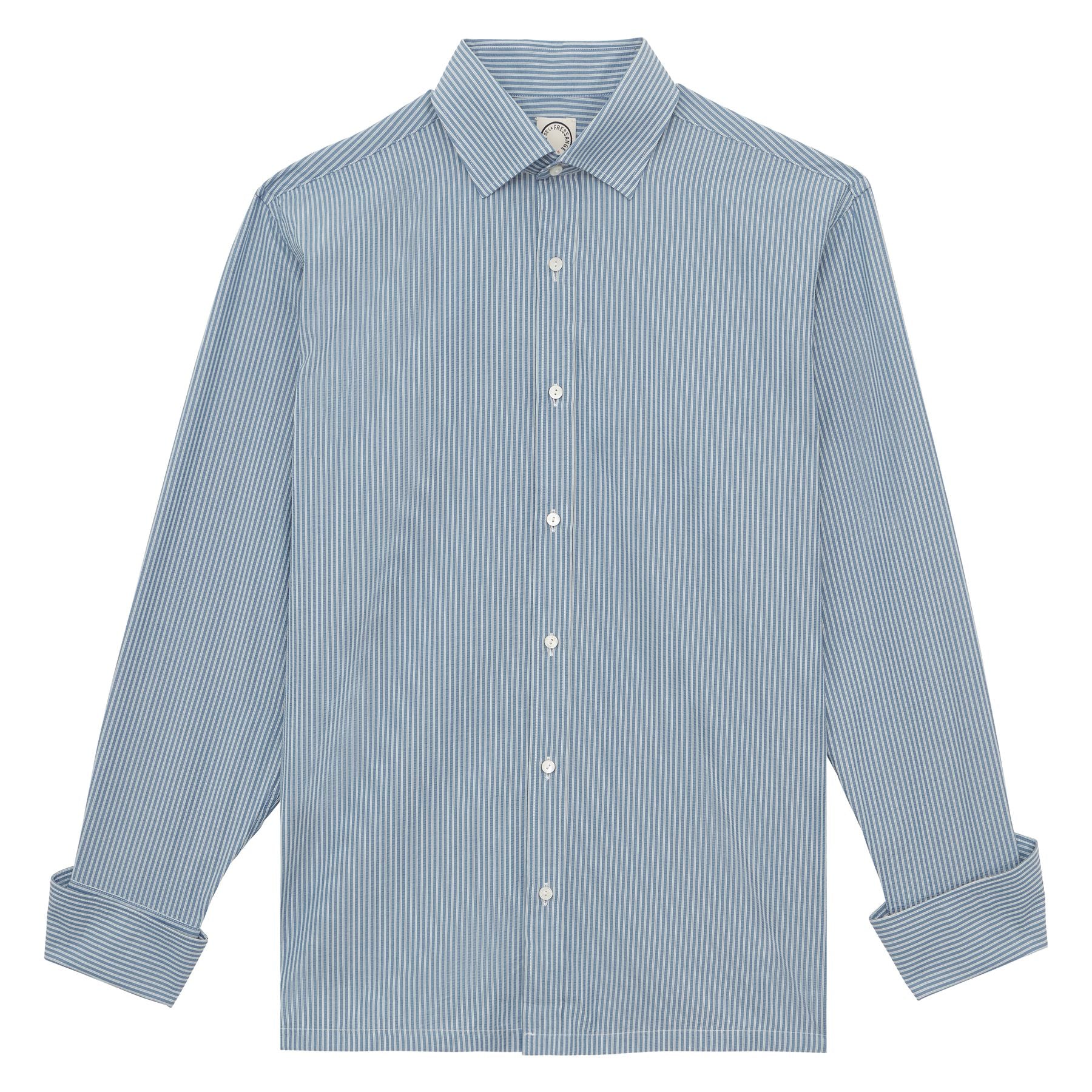 Nova blue cotton shirt