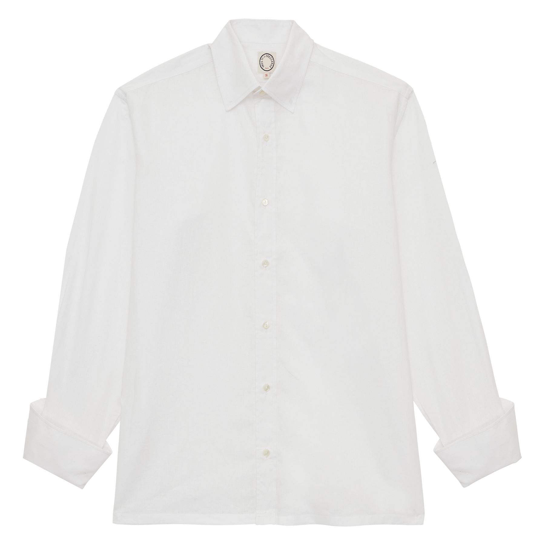Nova shirt in white linen blend
