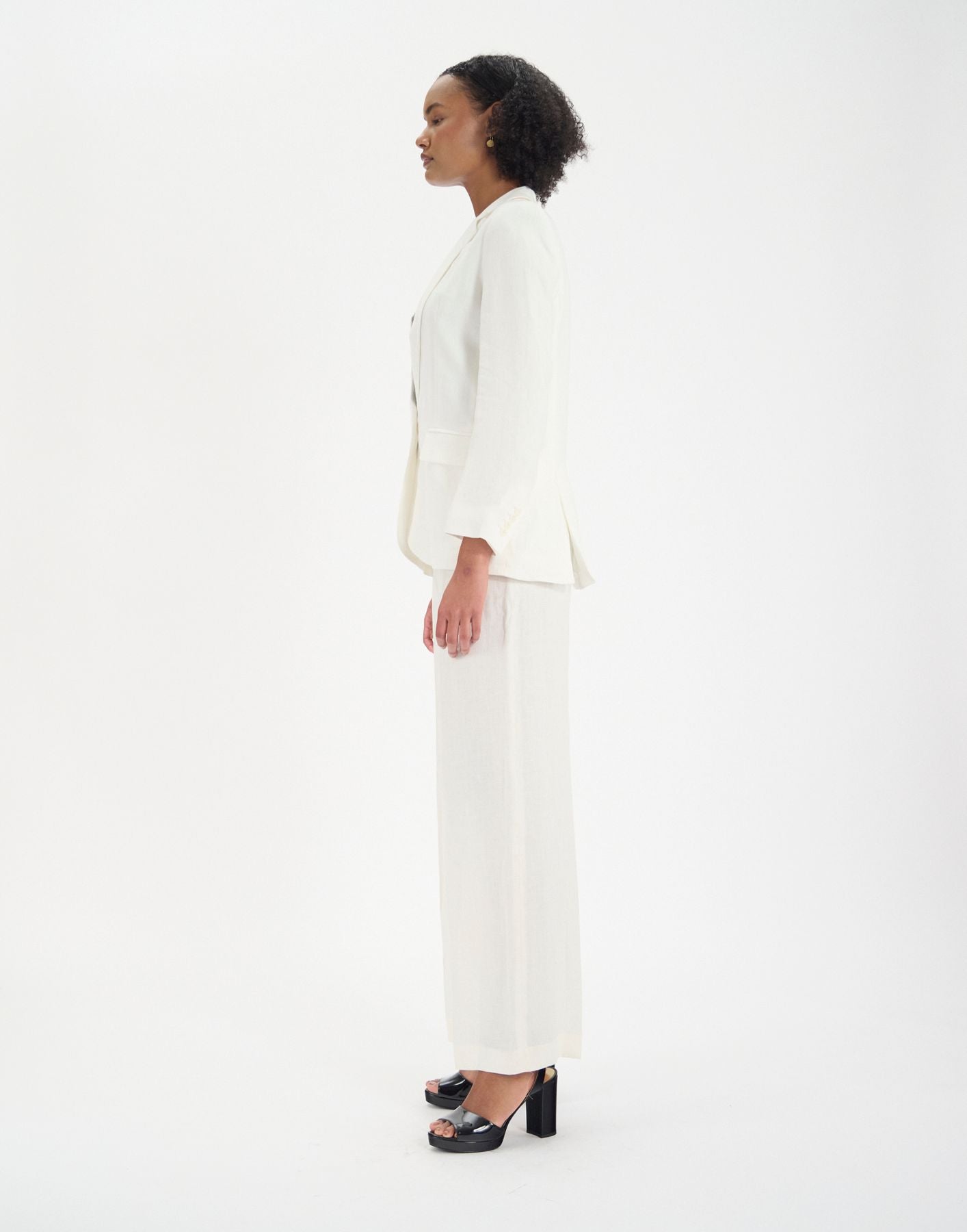 Bruna jacket in white linen