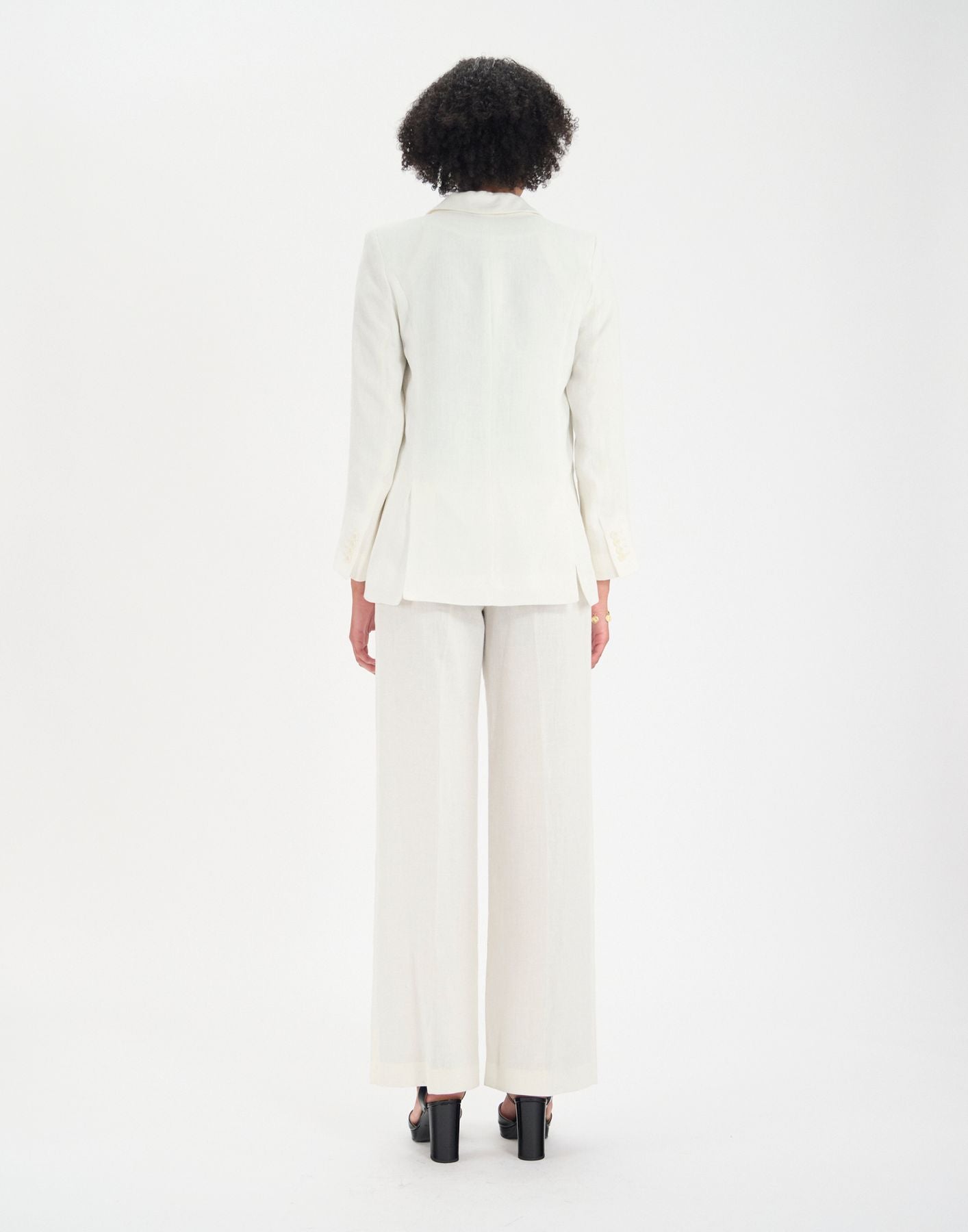 Bruna jacket in white linen