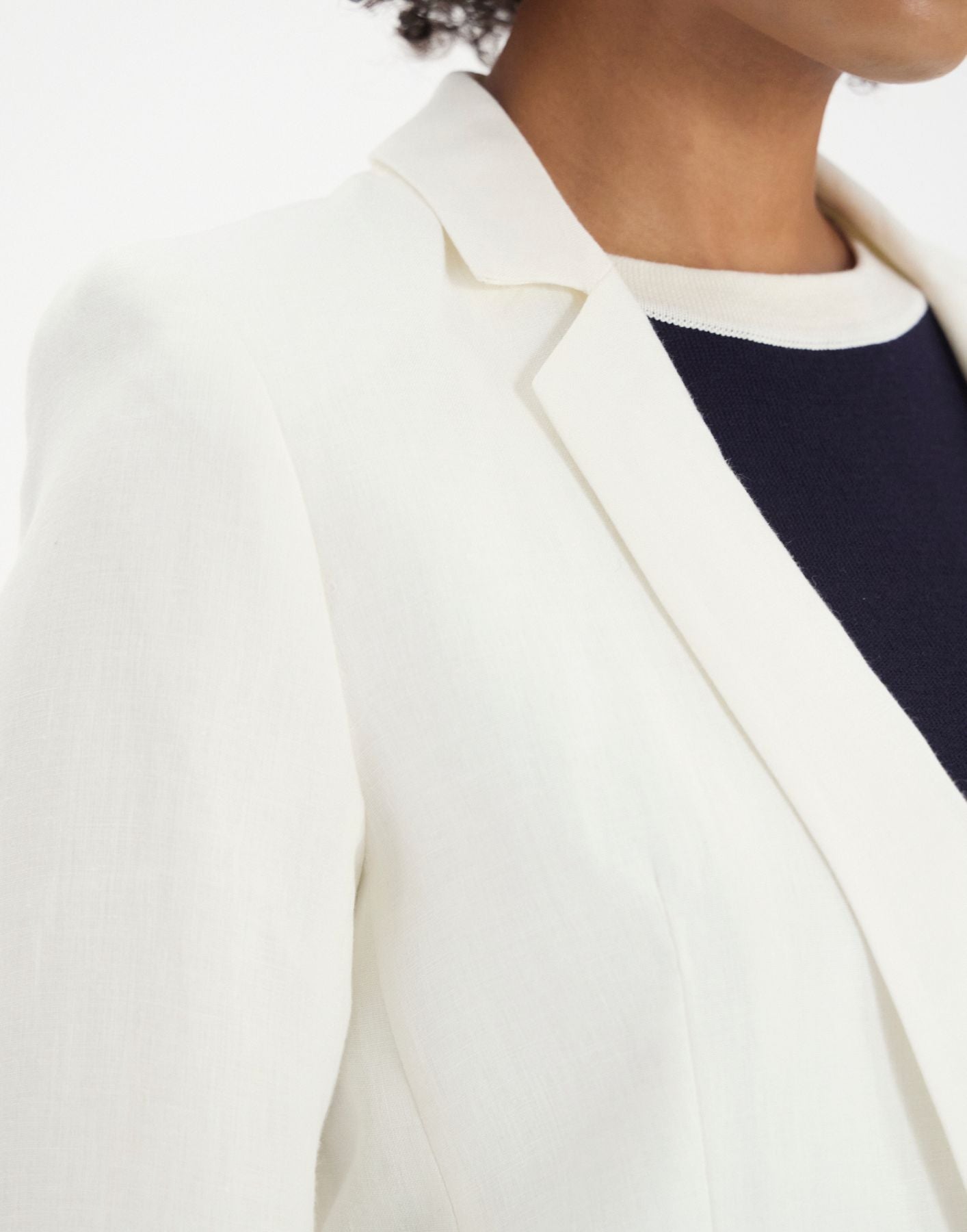 Bruna jacket in white linen