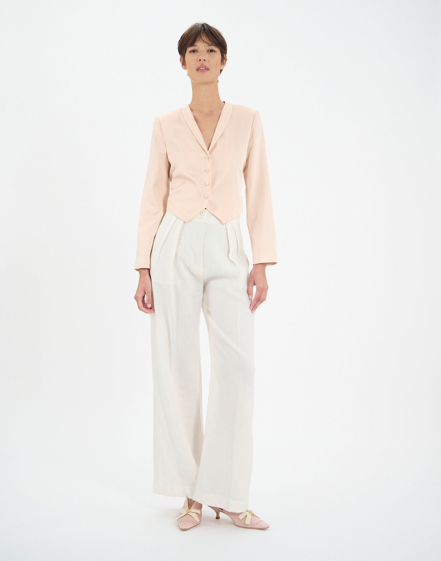 Ole pale pink bolo jacket