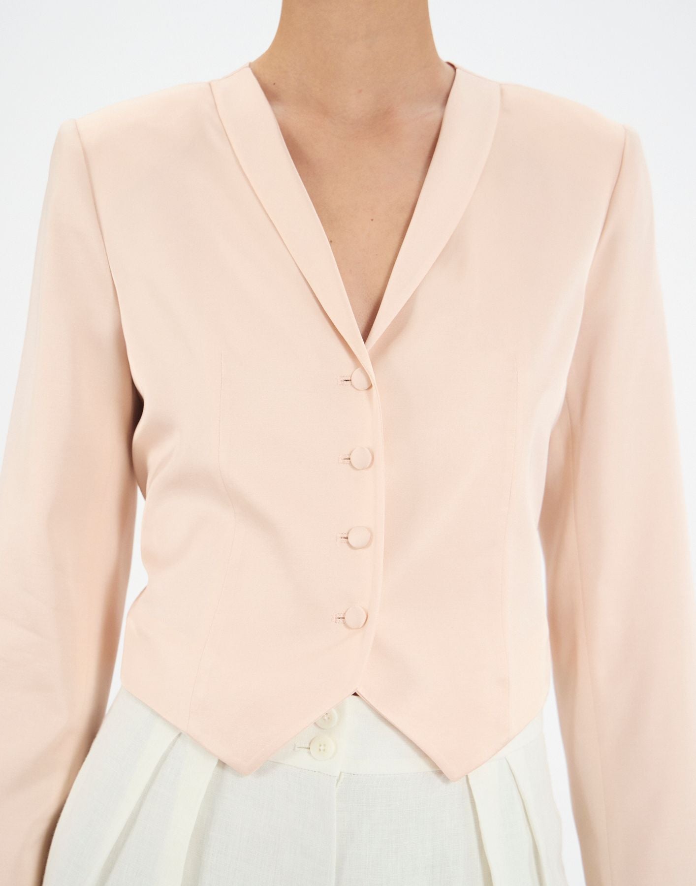 Ole pale pink bolo jacket