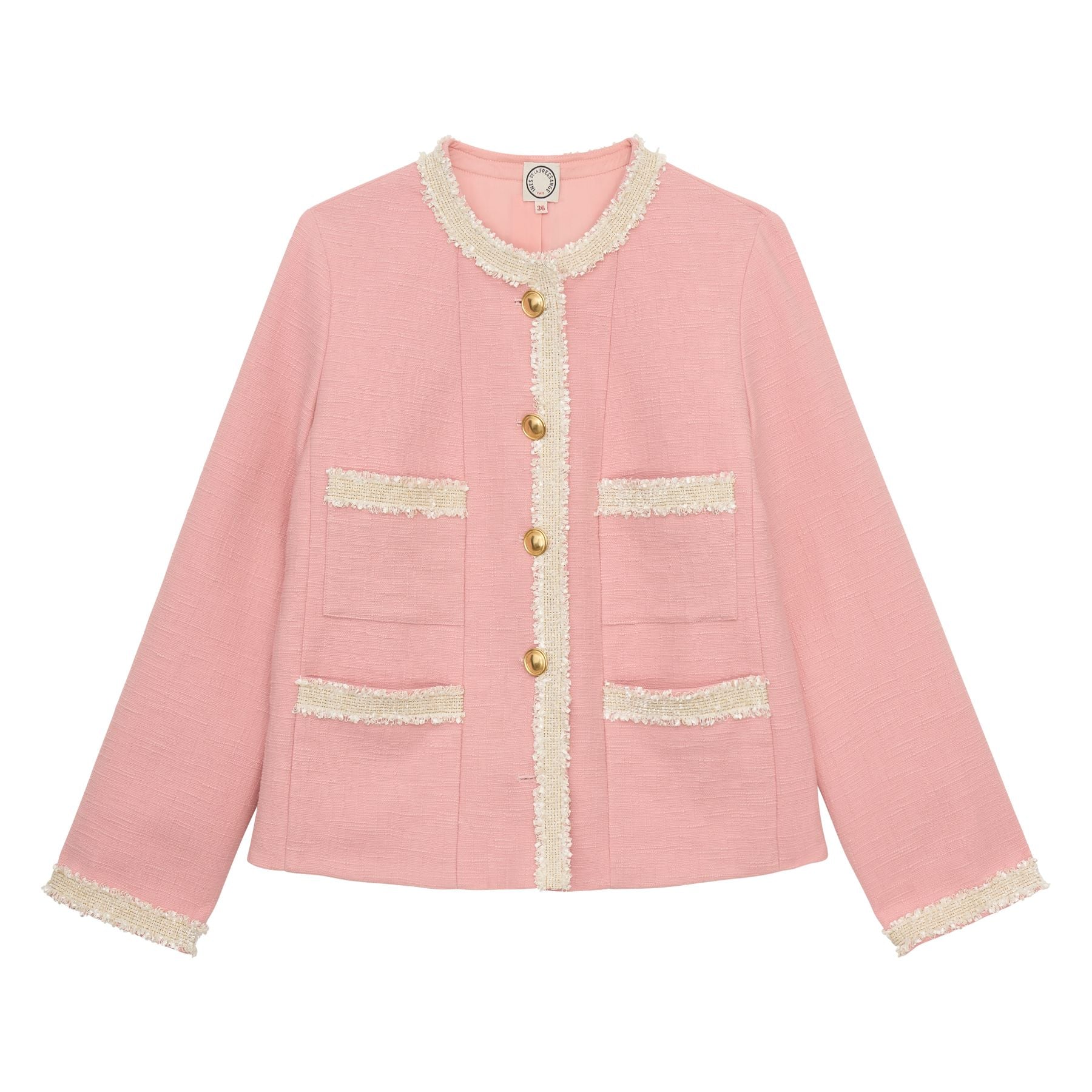 Adelaide jacket in pink cotton