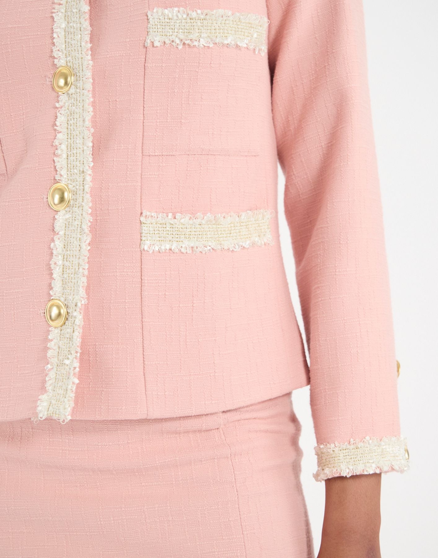 Adelaide jacket in pink cotton