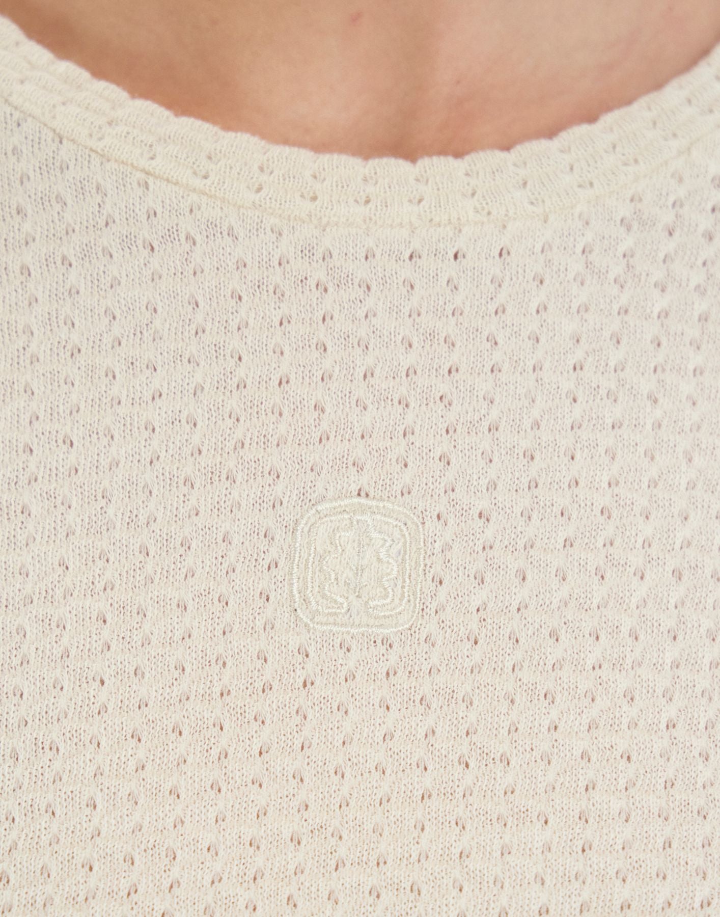 Paul ecru cotton T-shirt