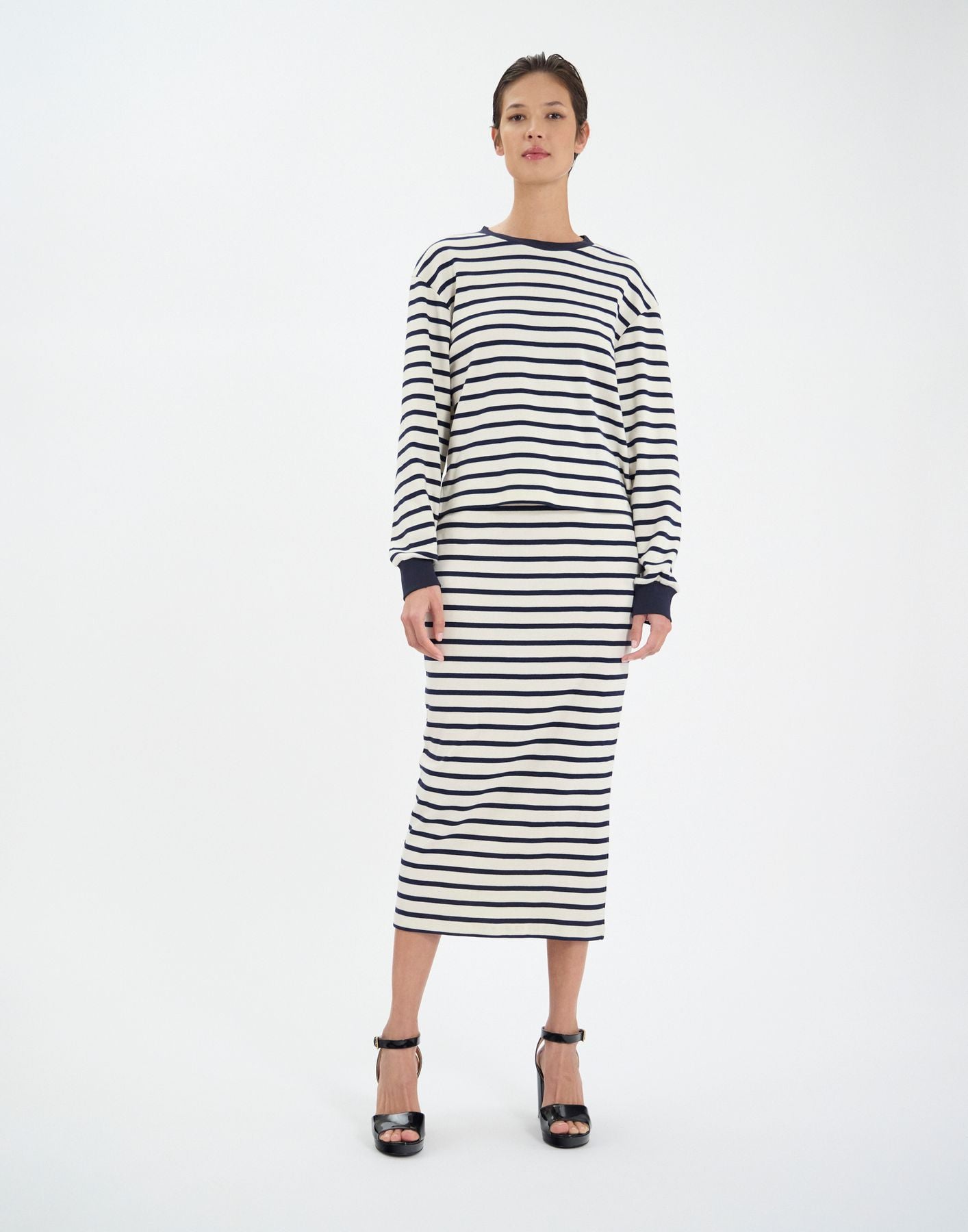 Layann navy cotton jumper