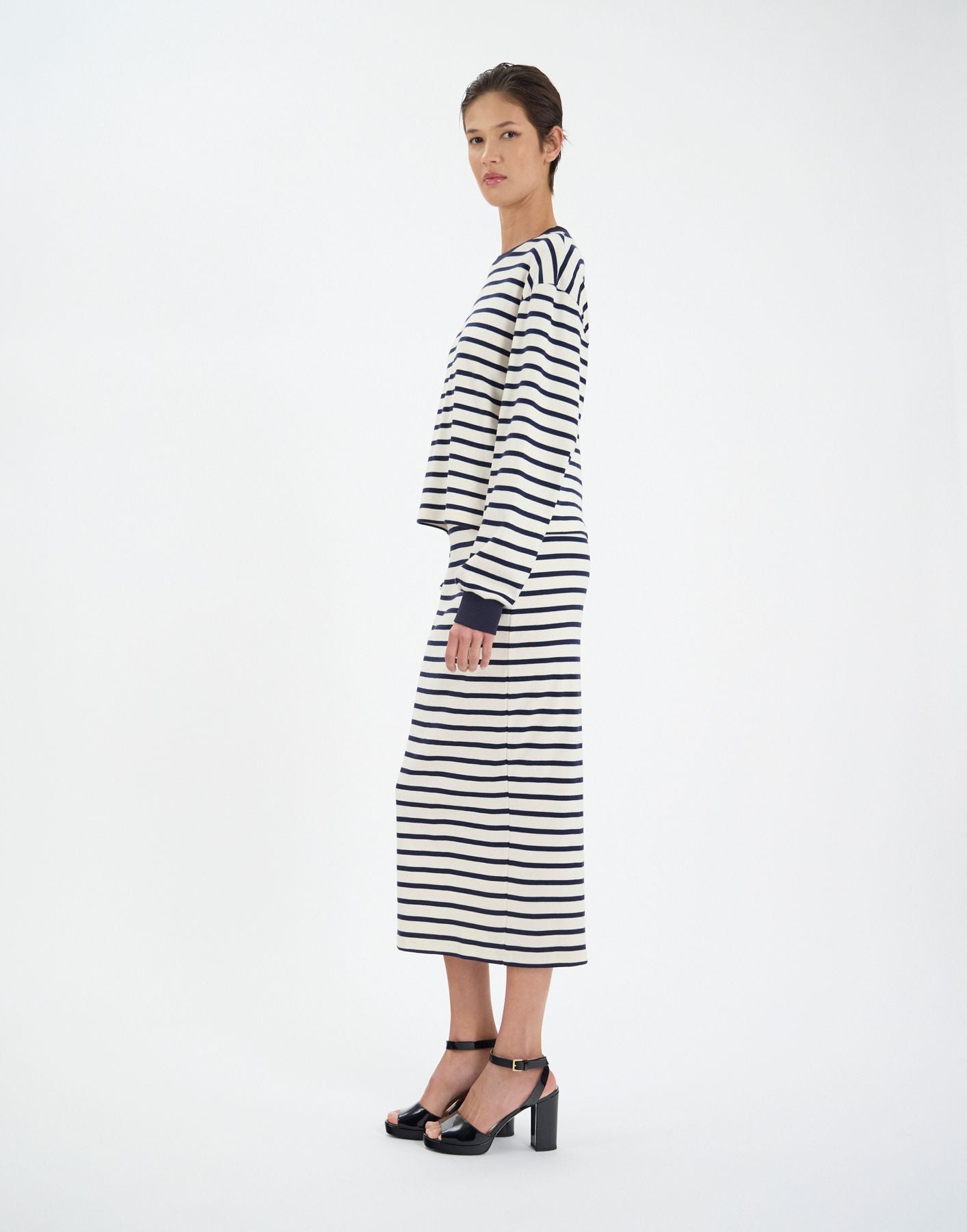 Layann navy cotton jumper