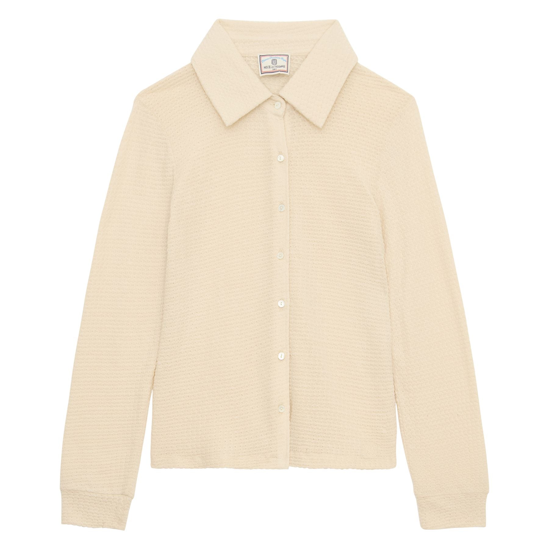 Cathy shirt in ivory white cotton