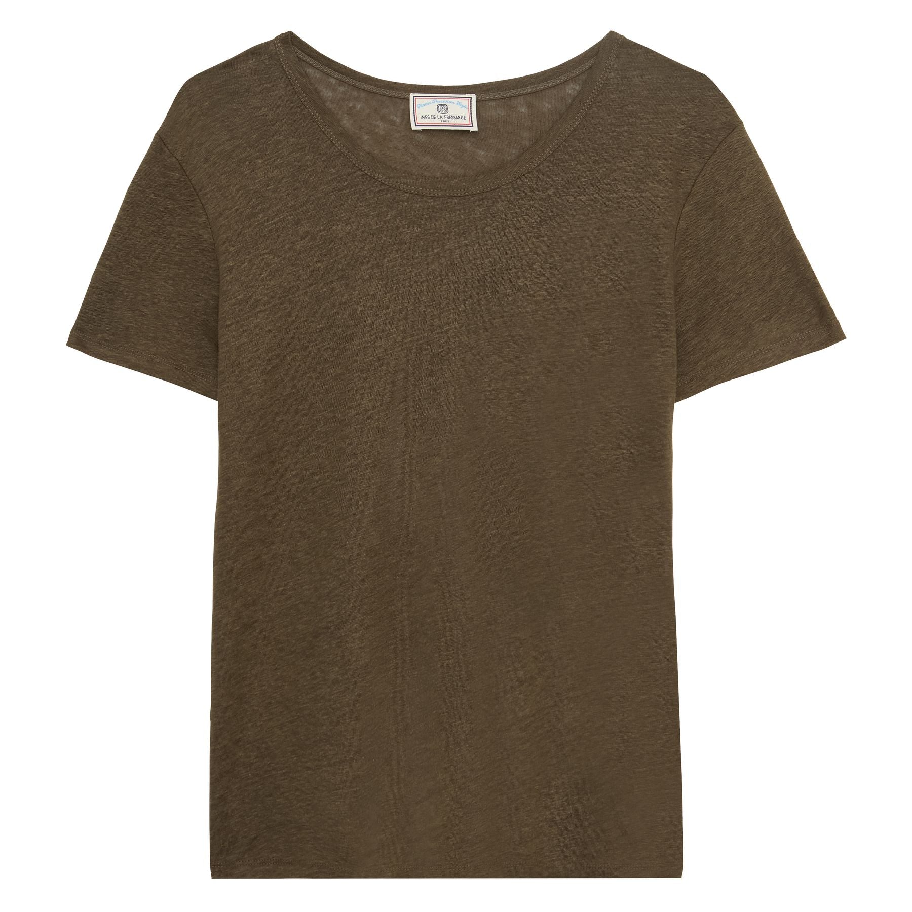 T-shirt Sunny en lin kaki