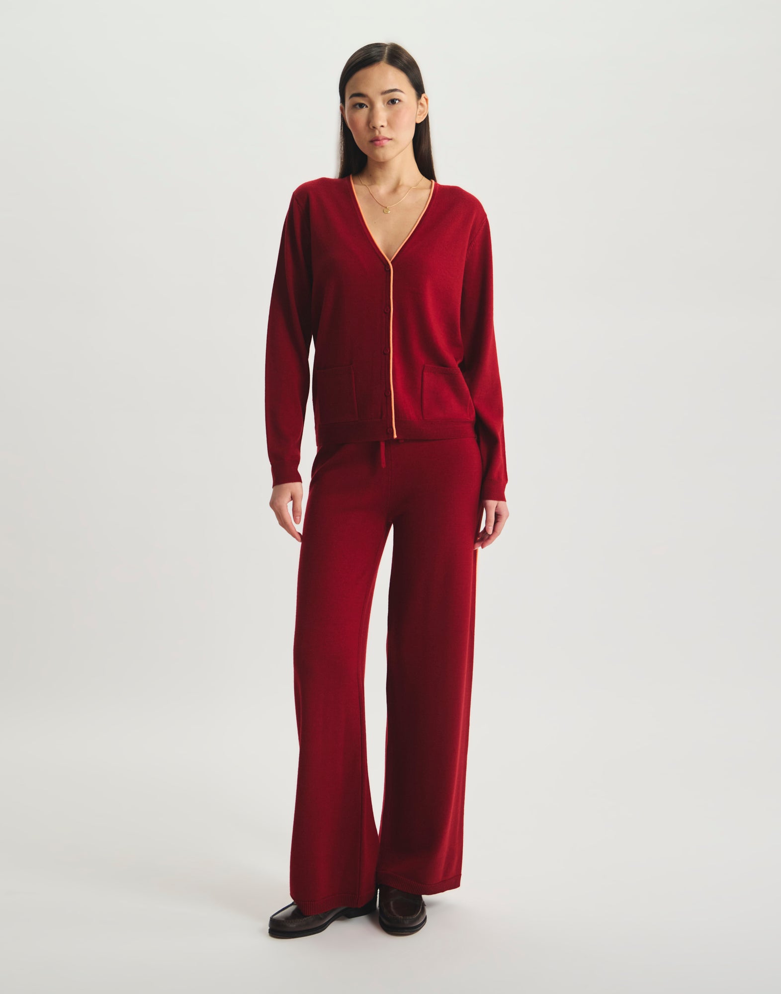 Cardigan Clotaire in lana merino