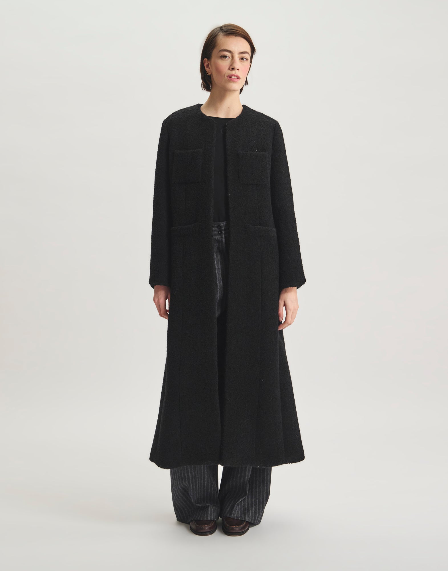 Slim-fitted Rusalka coat