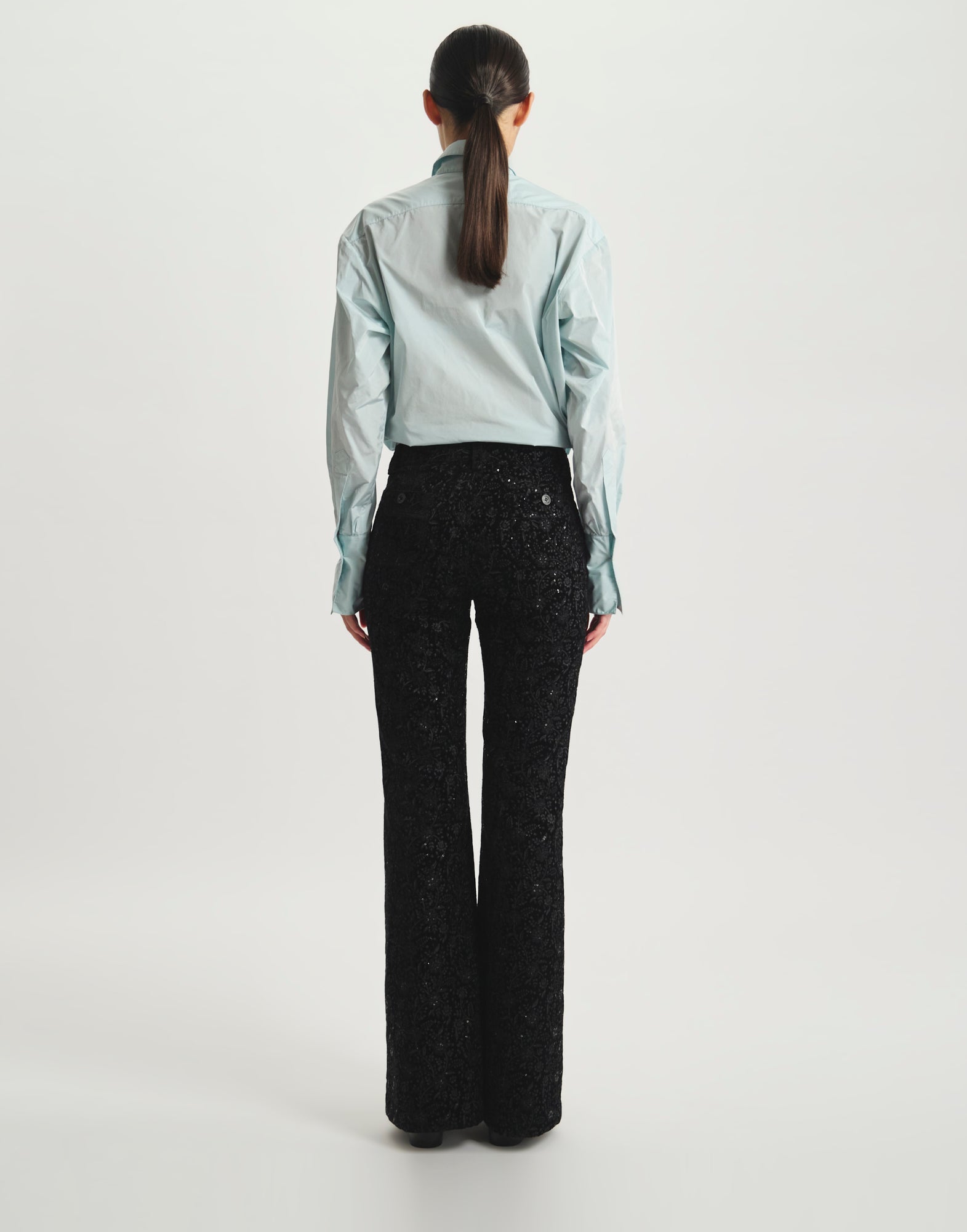 Charlotte embroidered trousers