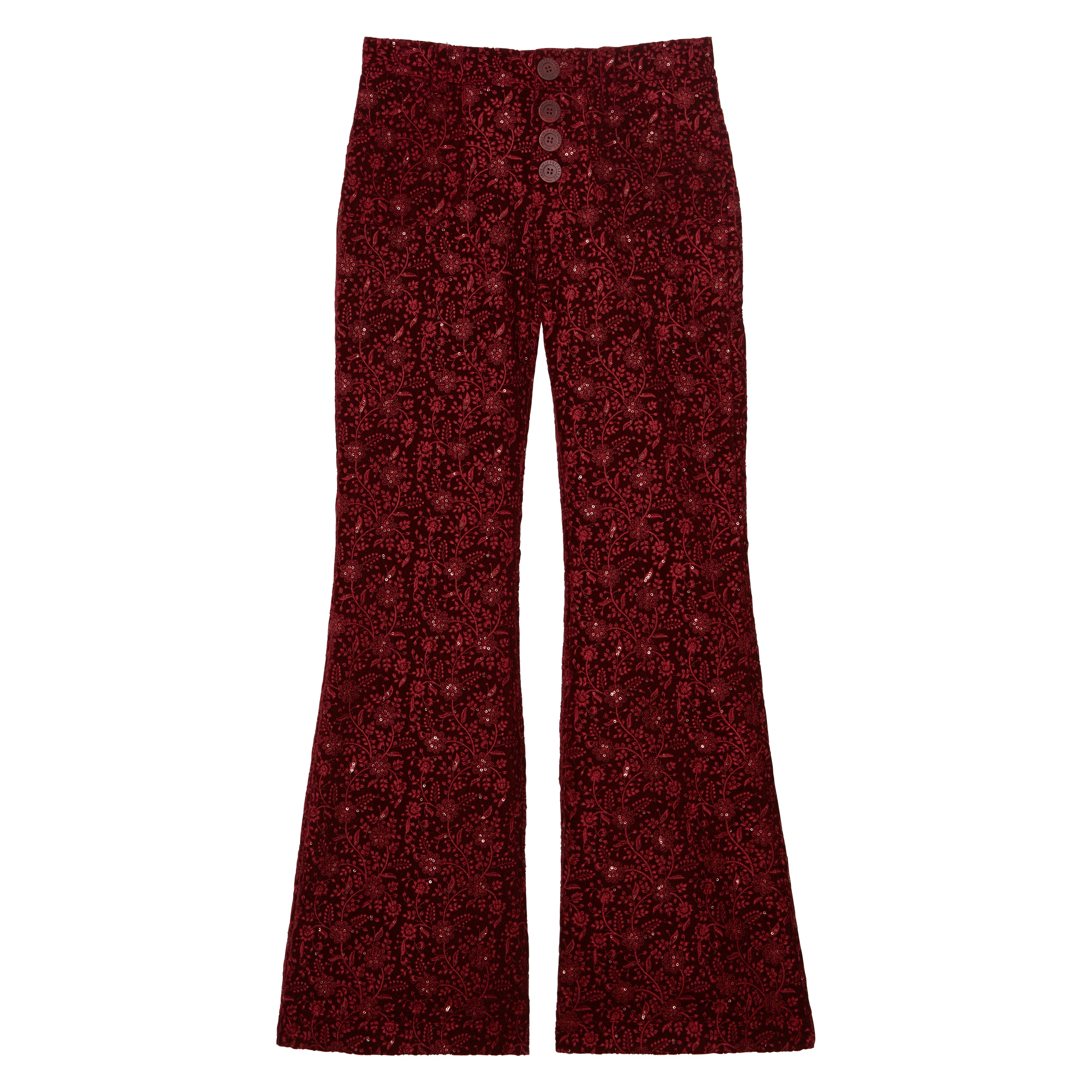 Charlotte embroidered trousers