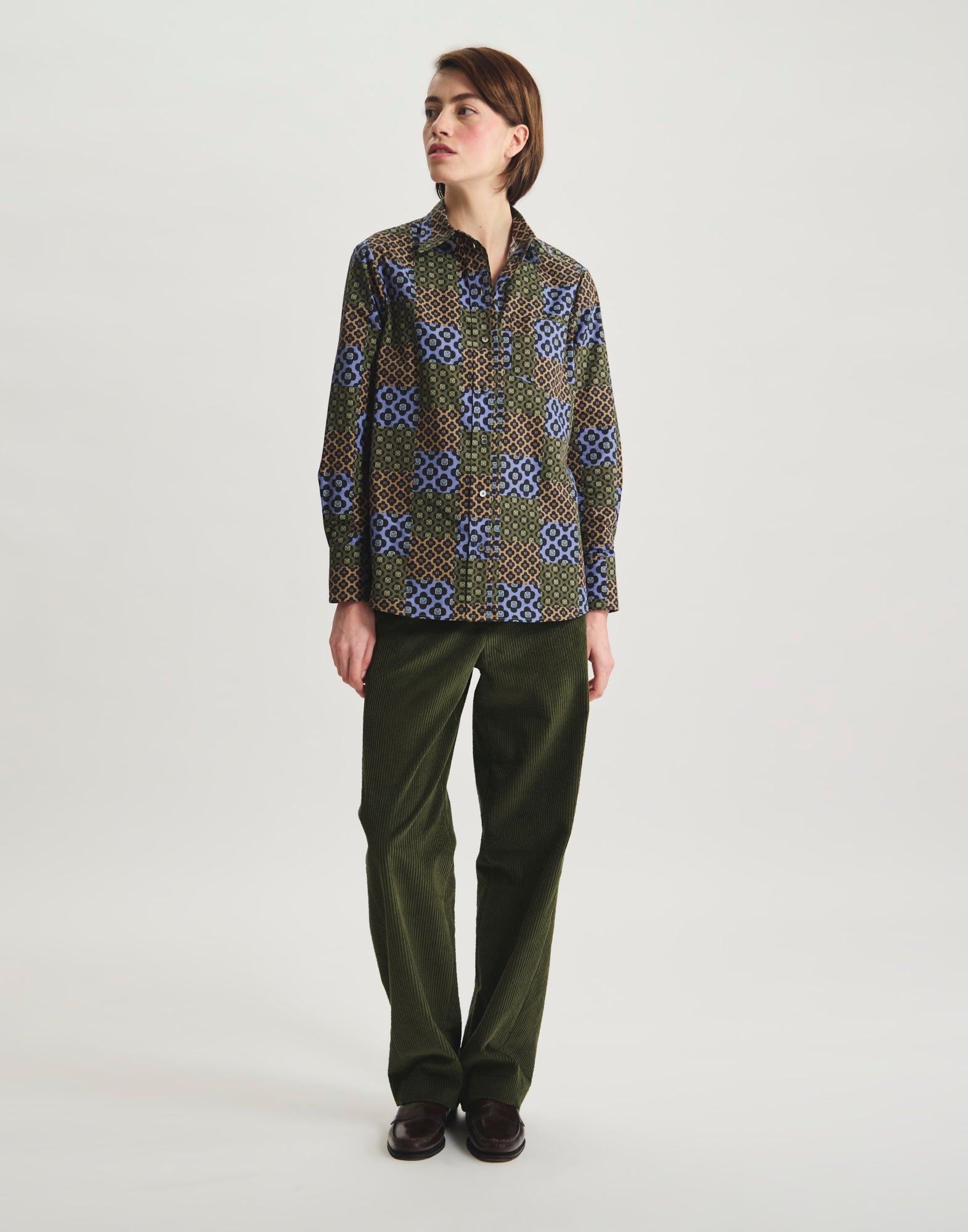 Maureen cotton floral shirt