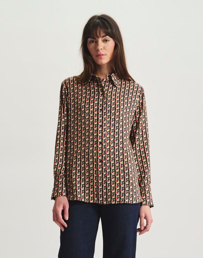 Camicia in viscosa Maureen