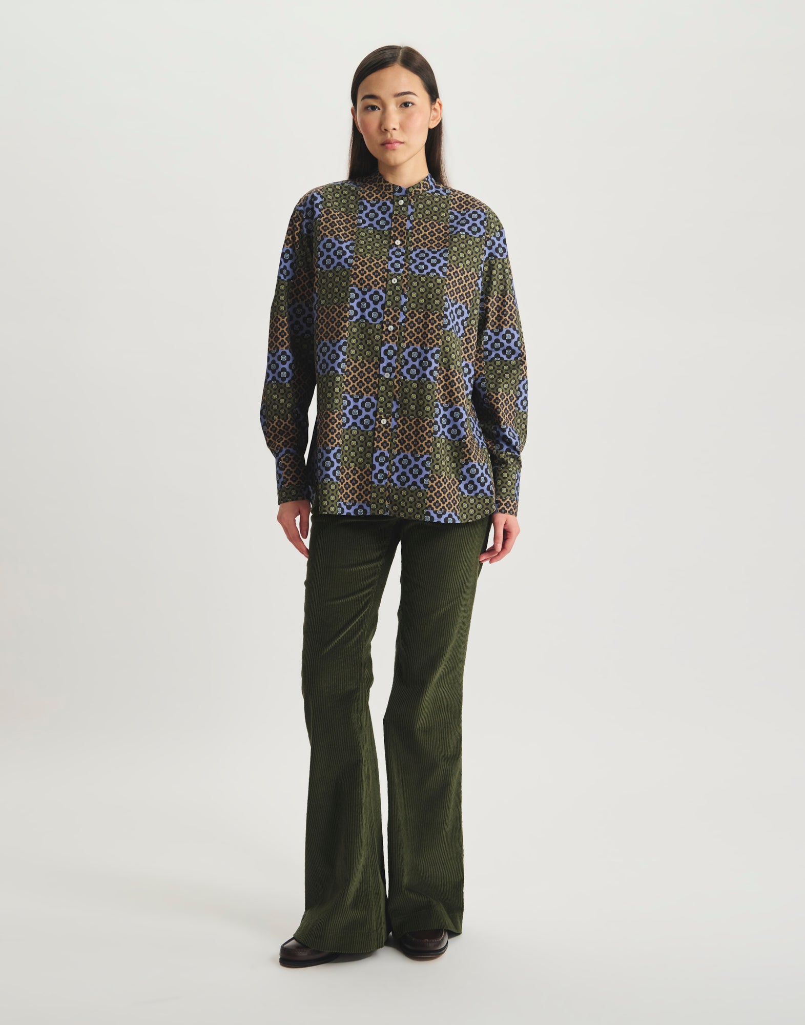 Ollie cotton floral shirt