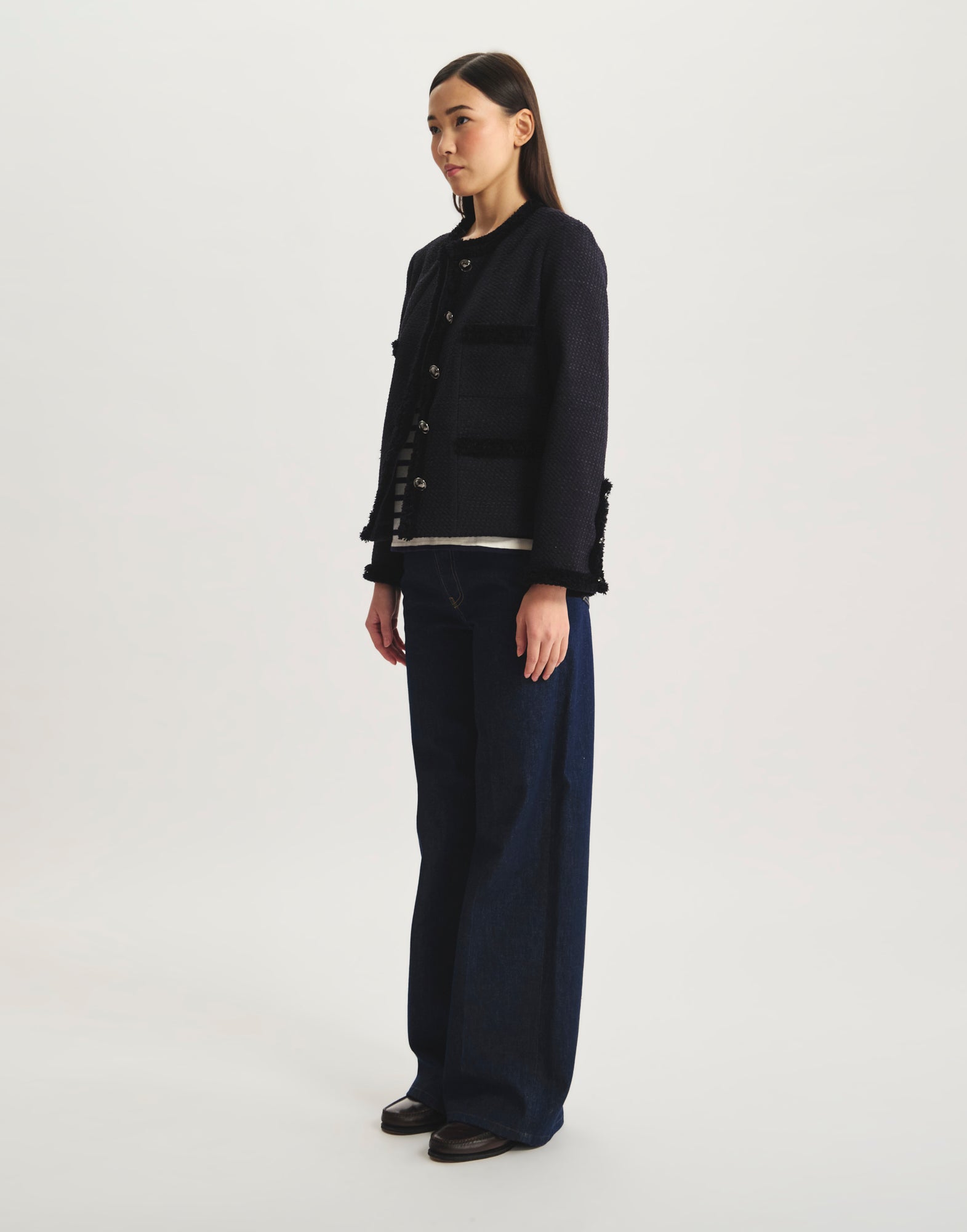 Veste Adelaïde avec galons tissés
