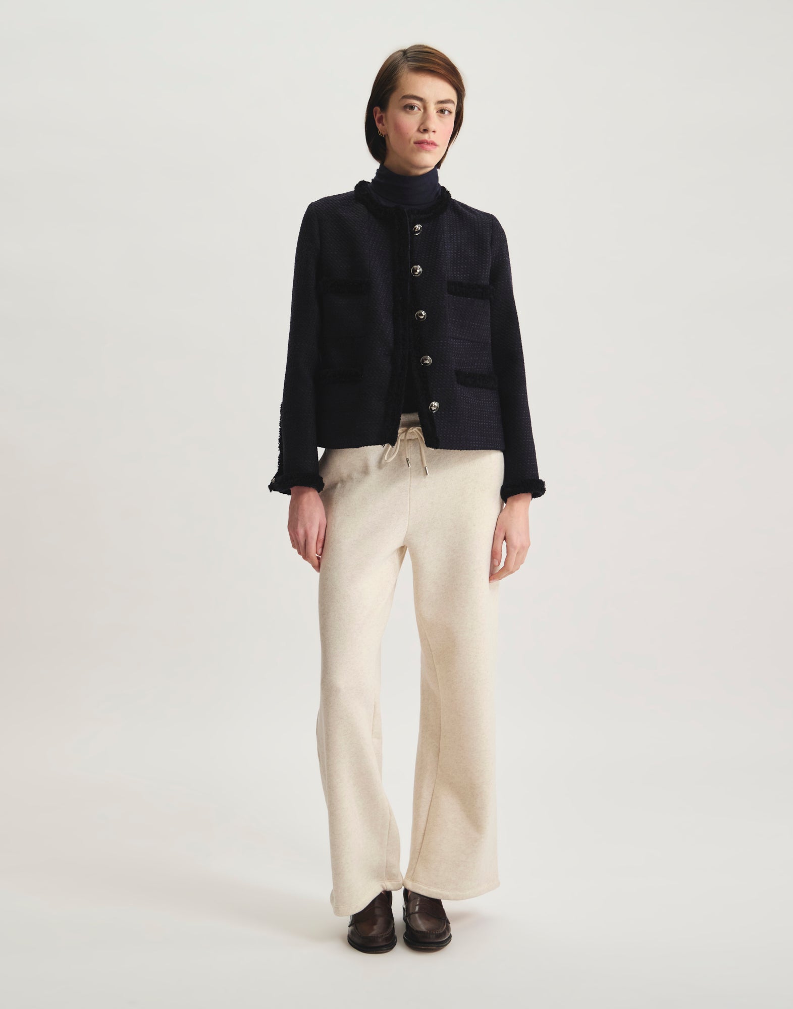 Veste Adelaïde avec galons tissés