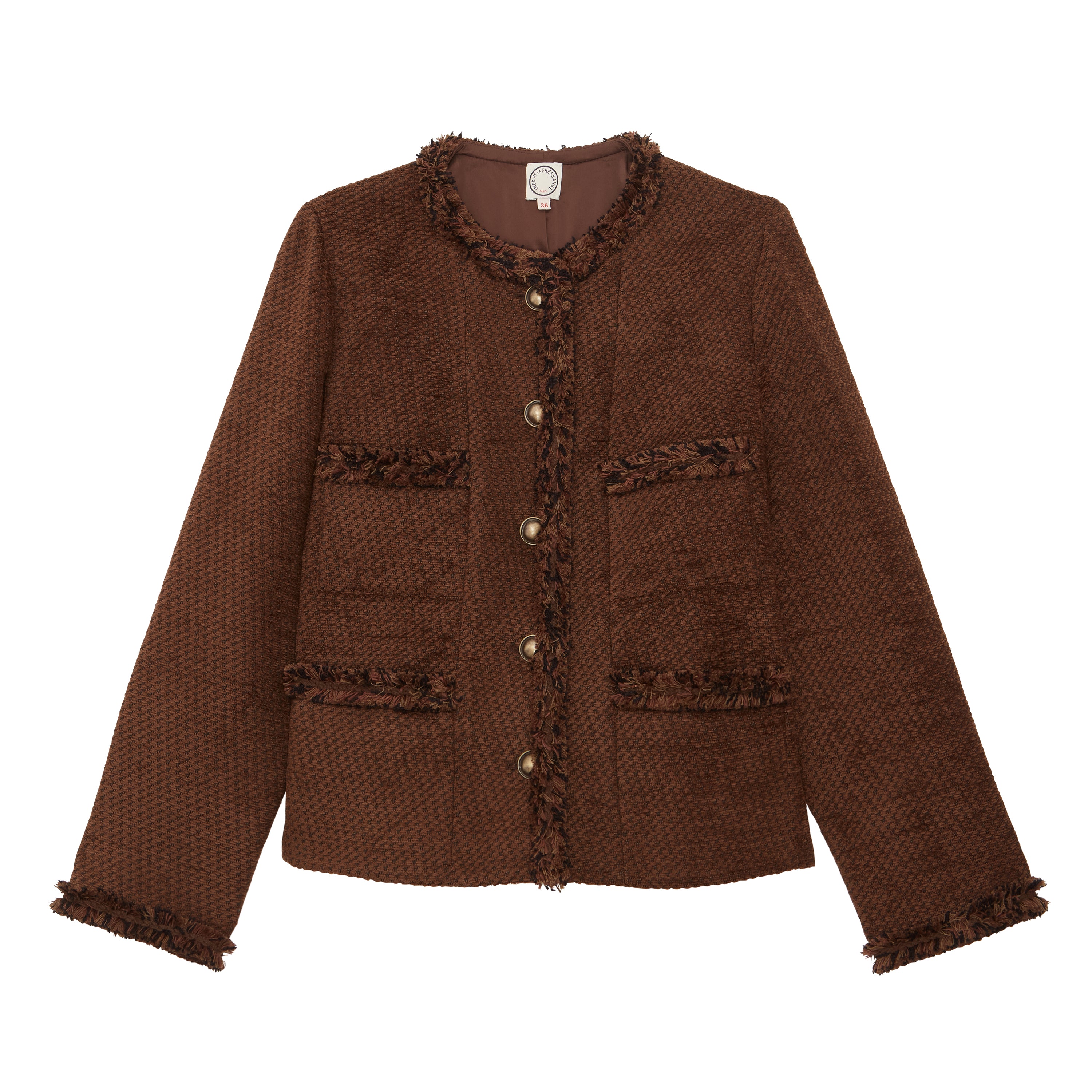 Veste Adelaïde avec galons tissés