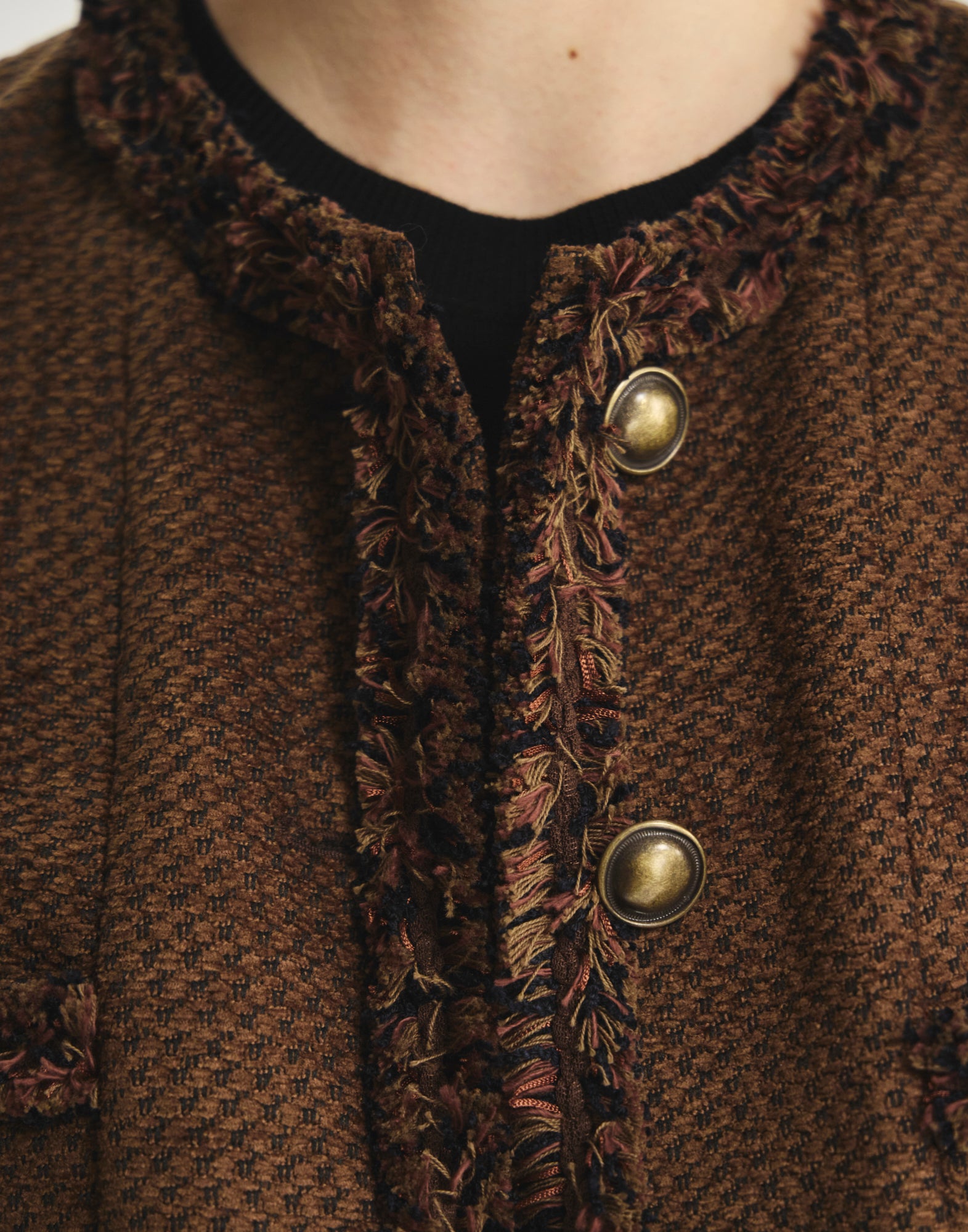 Veste Adelaïde avec galons tissés