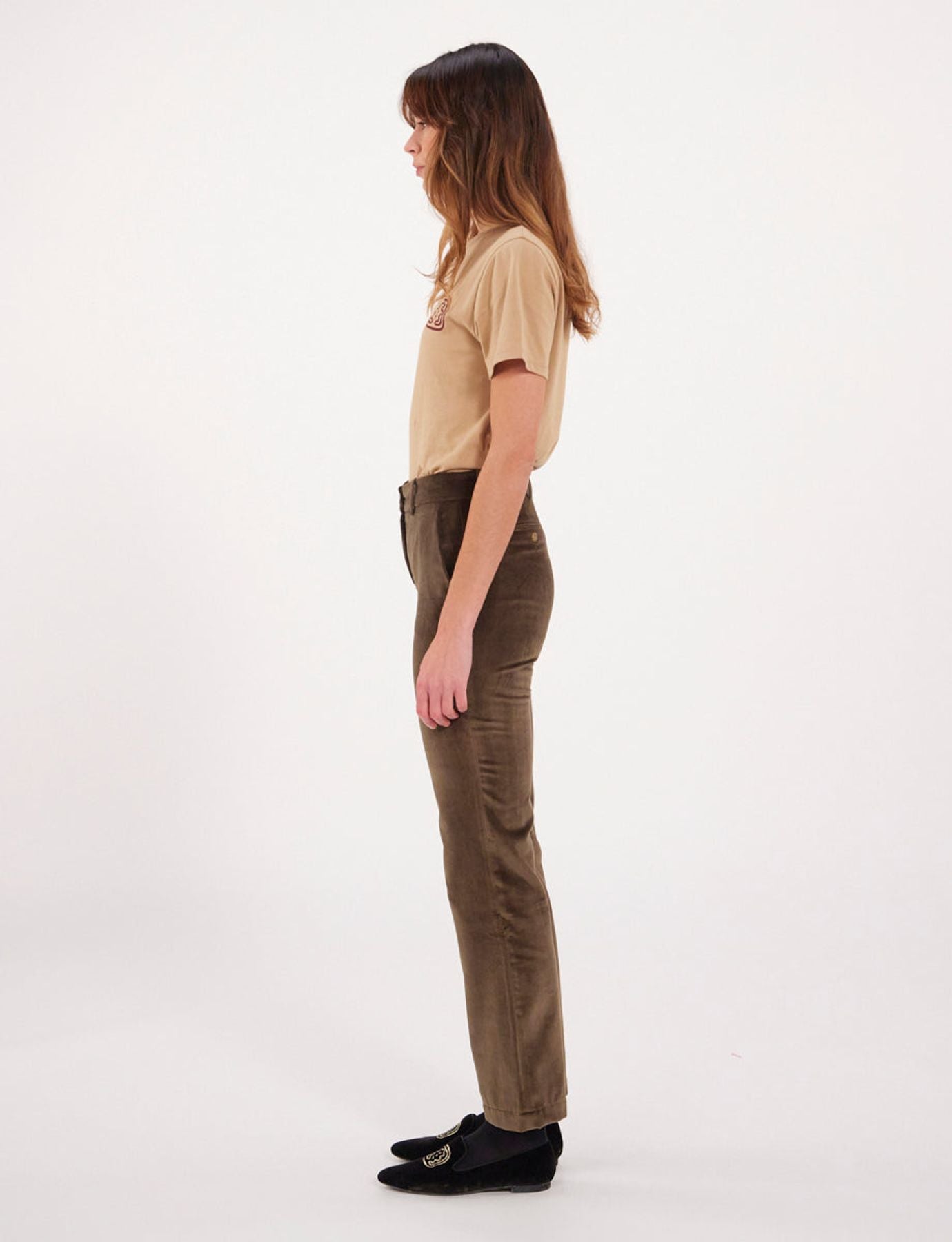 trousers-francisco-velvet-khaki-dark