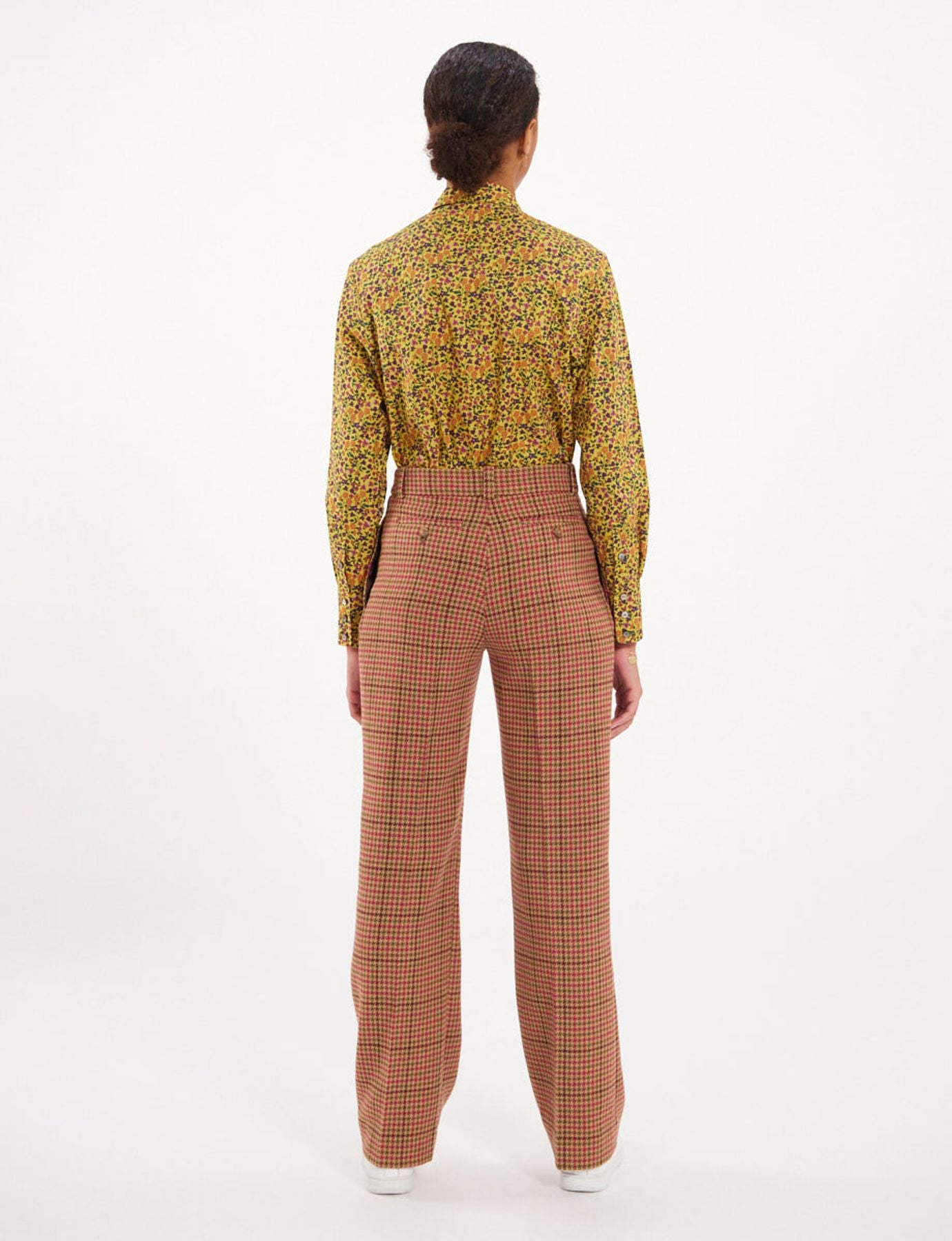 houndstooth-wool pants