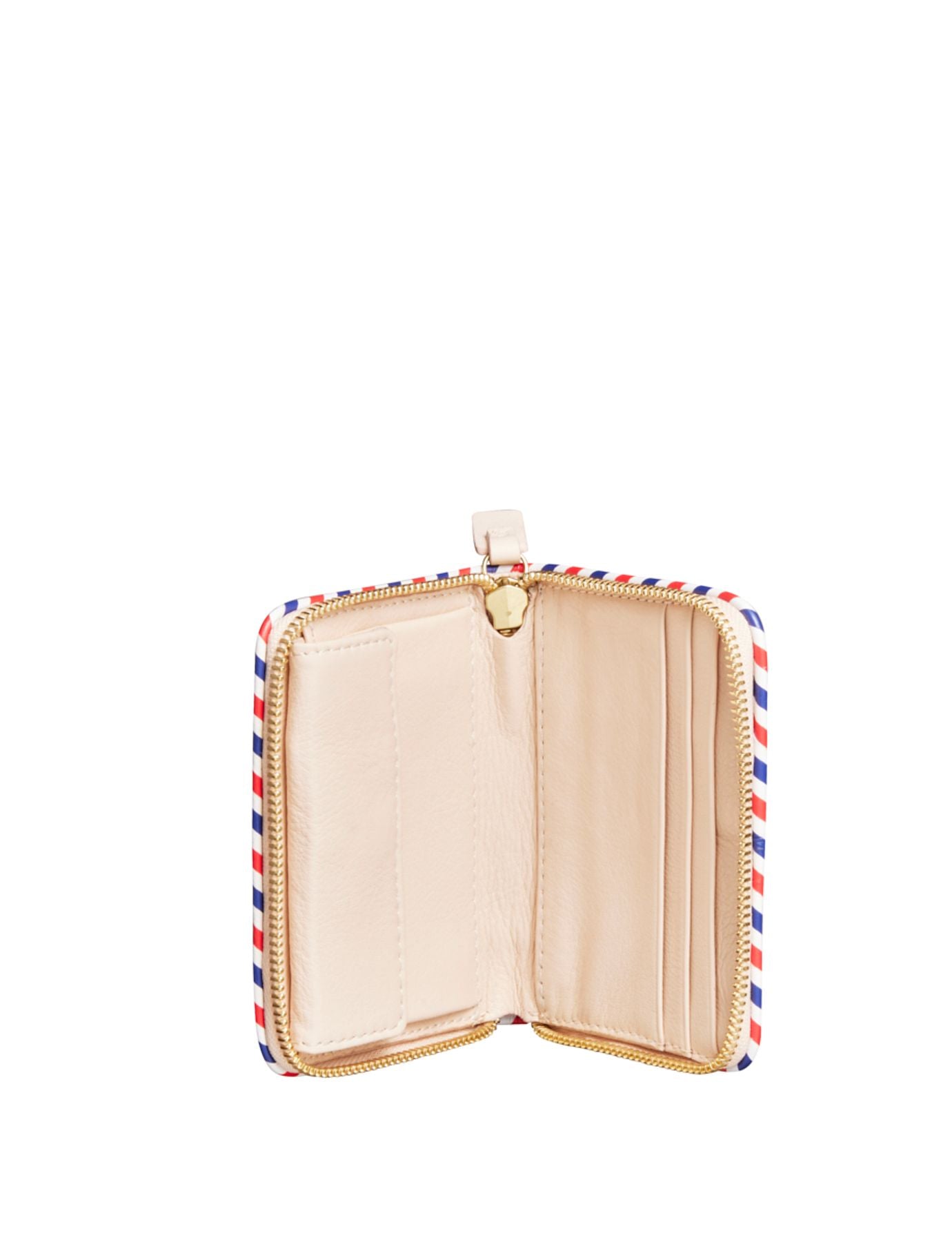 Cartera y tarjetero Marcia beige rosáceo