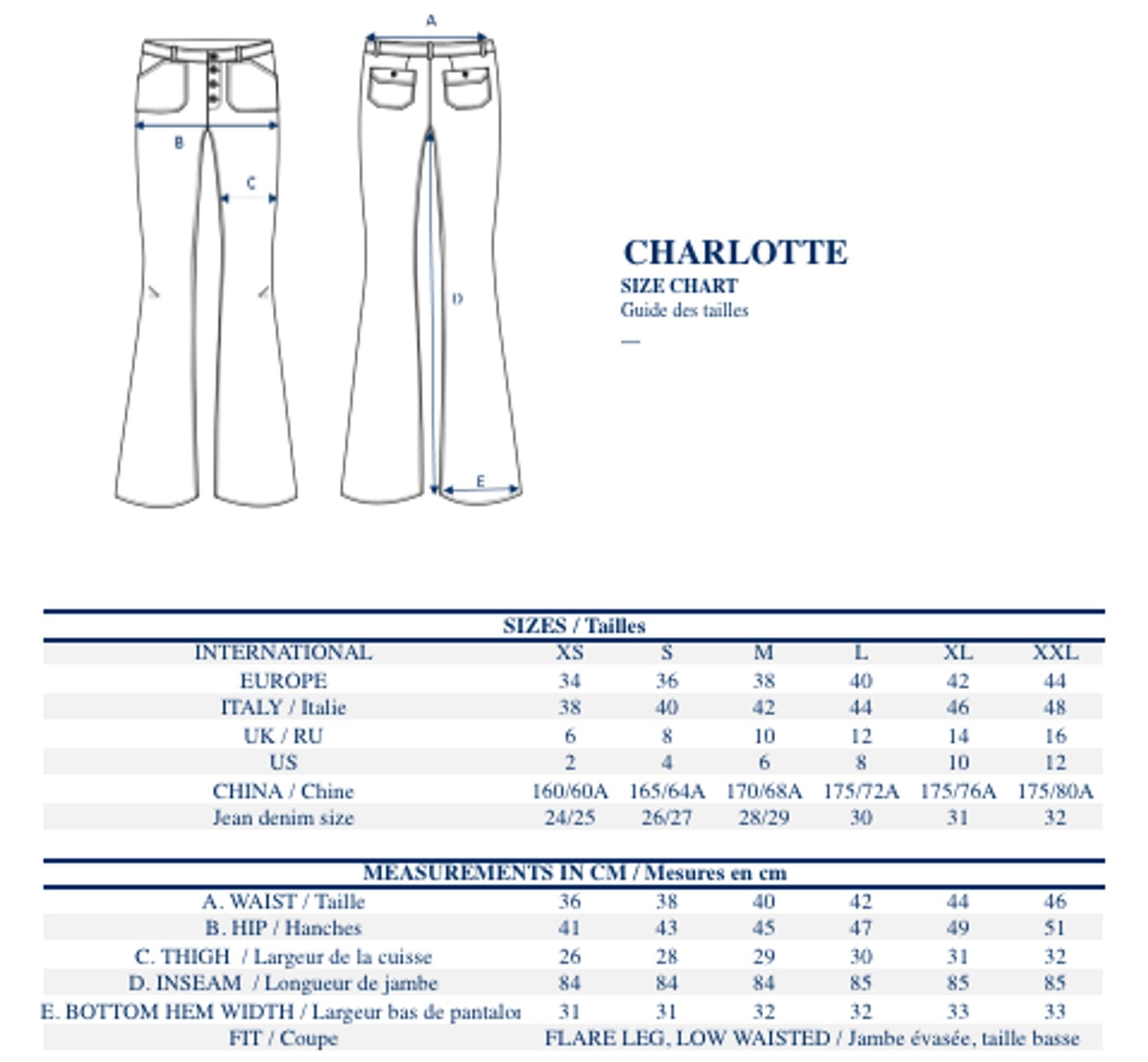 Pantalones de rayas Charlotte