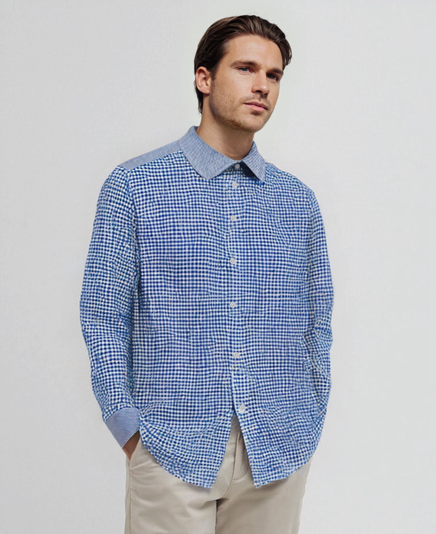 shirt-for-man-olivier-in-linen-motif-vichy-blue-and-embellishments